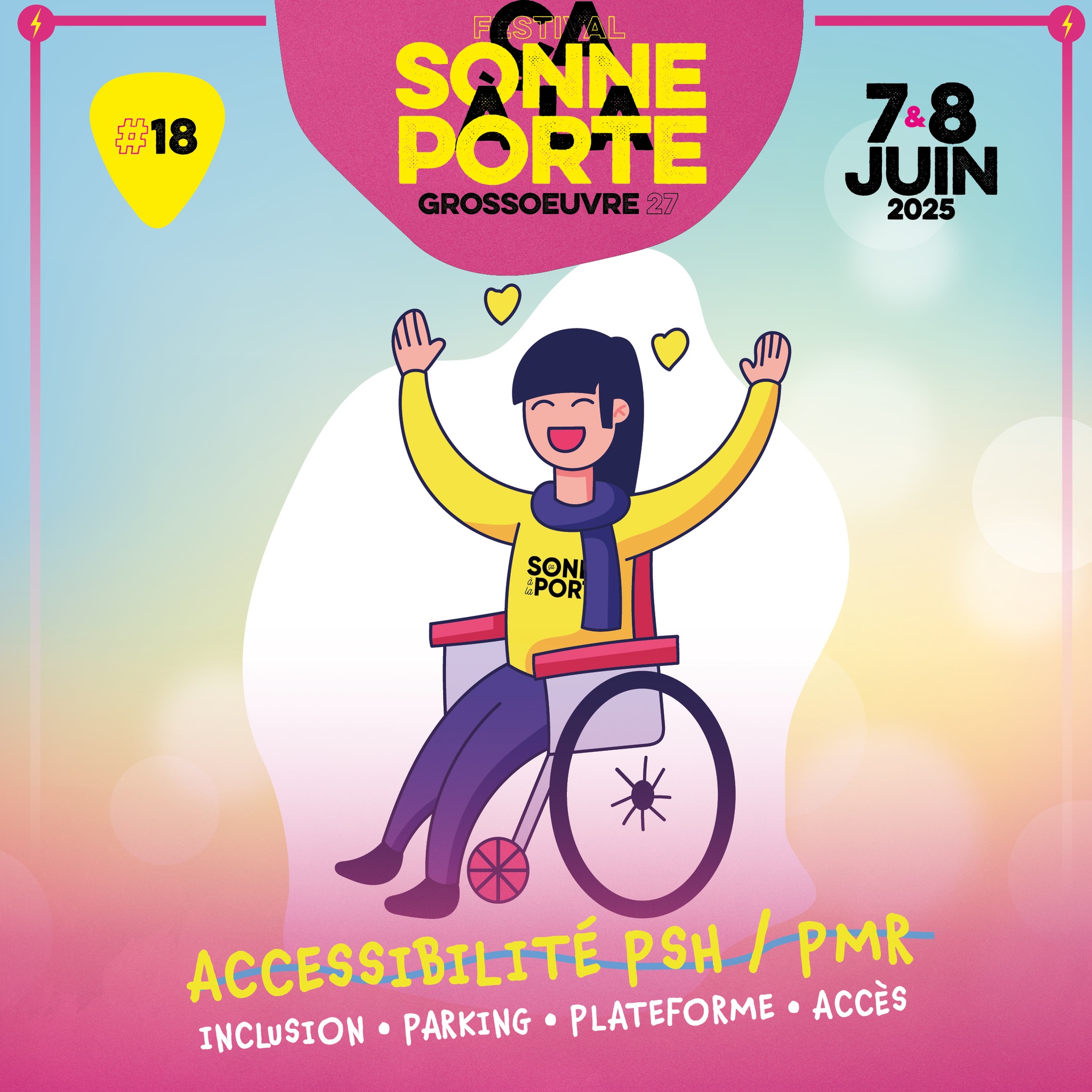 ⚡️ACCESSIBILITÉ ⚡️
Tout le monde peut sonner à la porte ! Depuis plusieurs années, nous nous engageons activement à créer un environnement accueillant et inclusif pour les personnes en situation de handicap.
Pour découvrir toutes les initiatives mises en place, rendez-vous sur 👉🏼 www.csalp.fr/accessibilite
#festival #eure #normandie #musiquesactuelles