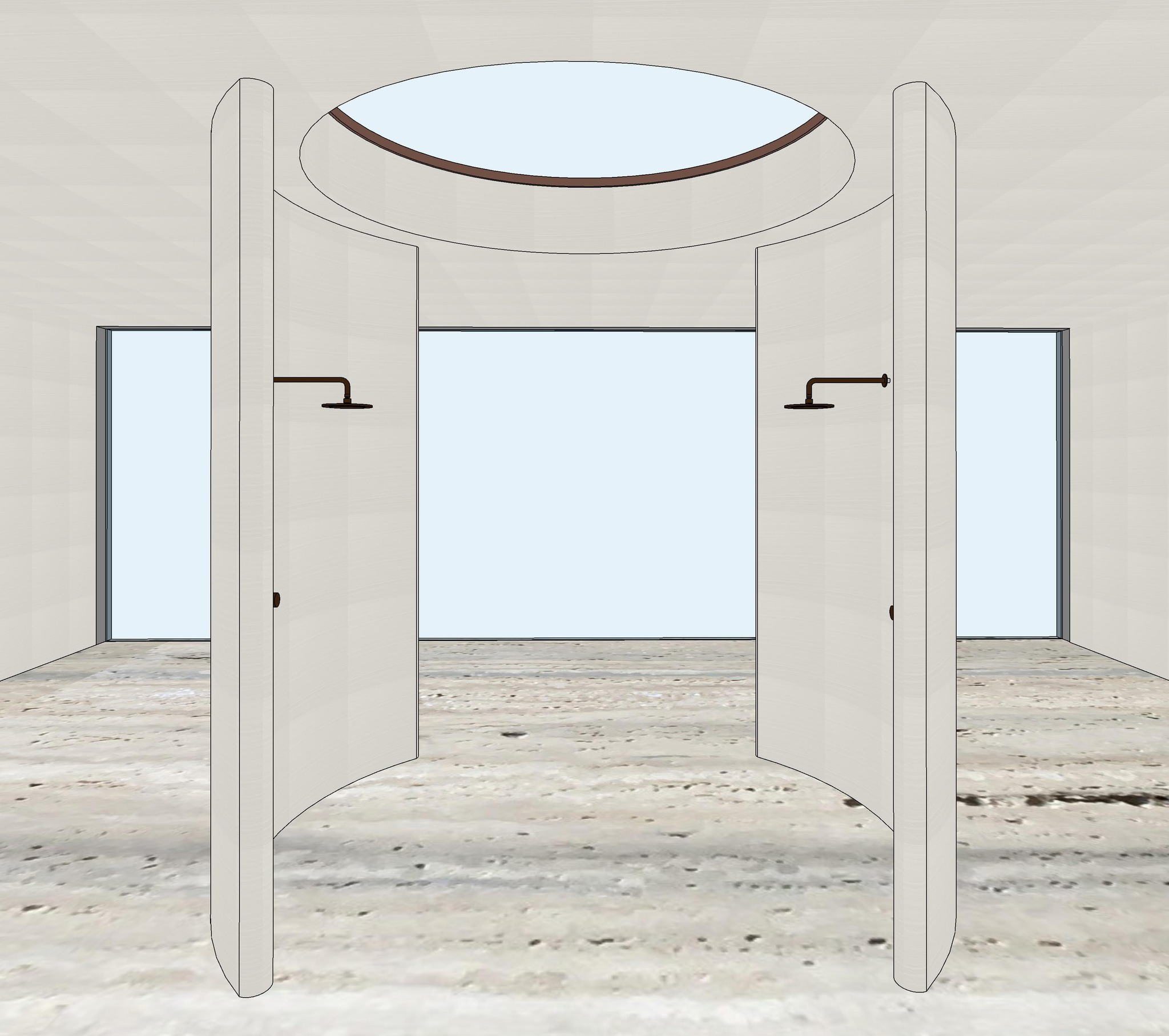 This is an early look at our bathroom concept design for our latest project in Rose Bay — a study in quiet luxury, grounded materiality, and soft geometry.
We approached this space as a sanctuary: sculptural, light-filled, and intentionally restrained. Travertine textures, natural light, and clean-lines to create a visual rhythm.
A moment of stillness in a home made for retreat.
More to come.
#theescapistandco #RosebayProject #BathroomDesign #interiors #sculpturalspaces #DesignWithSoul #interiordesigner #bathroomdesign