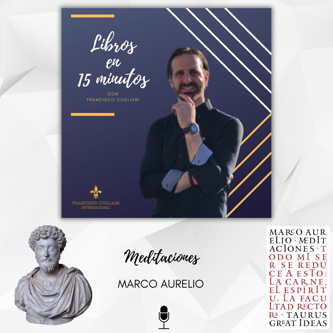 "Meditaciones” es un libro que es considerado como uno de los pilares fundamentales del estoicismo. Marco Aurelio nos invita a practicar el autocontrol, la calma y la lógica. El mensaje central es que podemos elegir cómo respondemos a la vida. Al enfocarnos en lo que está bajo nuestro control y vivir de acuerdo con nuestras virtudes, podemos encontrar paz y propósito incluso en los momentos más difíciles.
.
Escúchalo desde tu plataforma favorita: Youtube, Spotify, Apple podcasts, Ivoox, y más...!🎧
.
Saludos,
Francisco
.
.
.
.
#podcast #librosen15minutos #franciscocugliari #librosrecomendados #meditaciones #marcoaurelio