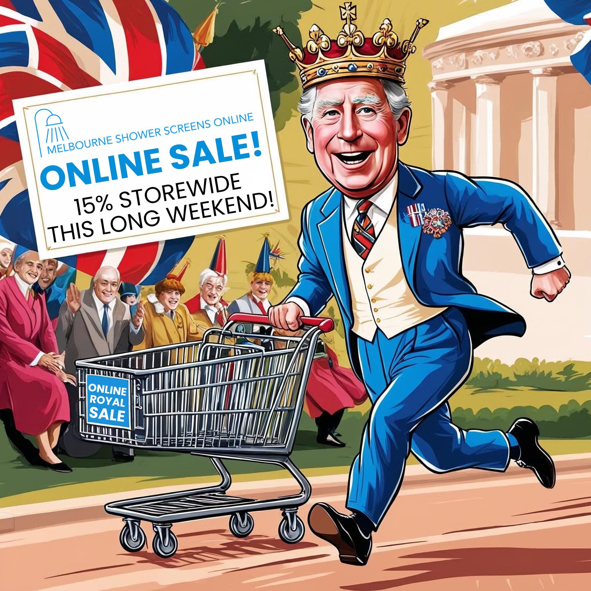 👑 King’s Birthday - Weekend Sale 👑
We’re rolling out the red carpet! Celebrate the King’s Birthday with 15% OFF Storewide!
📅 Sale ends midnight Monday – don’t miss out!
🛒 Shop now and save like a king (or queen)!
🫅 Long live the weekend… and the savings!
💻 Shop the SALE now!
#Sale #MelbourneShowerScreensOnline #DIYLife
https://www.melbourneshowerscreensonline.com.au/shop