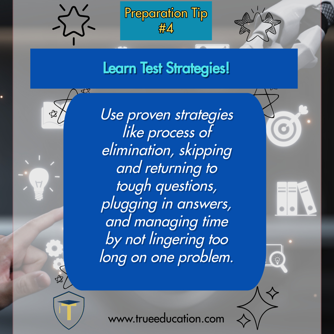 Key Tips for your child's preparation! Today, Use Test Strategies – Learn tricks like elimination & time management.
#testreadiness #SATtest #sattest #sattests #sattesting #sattestprep