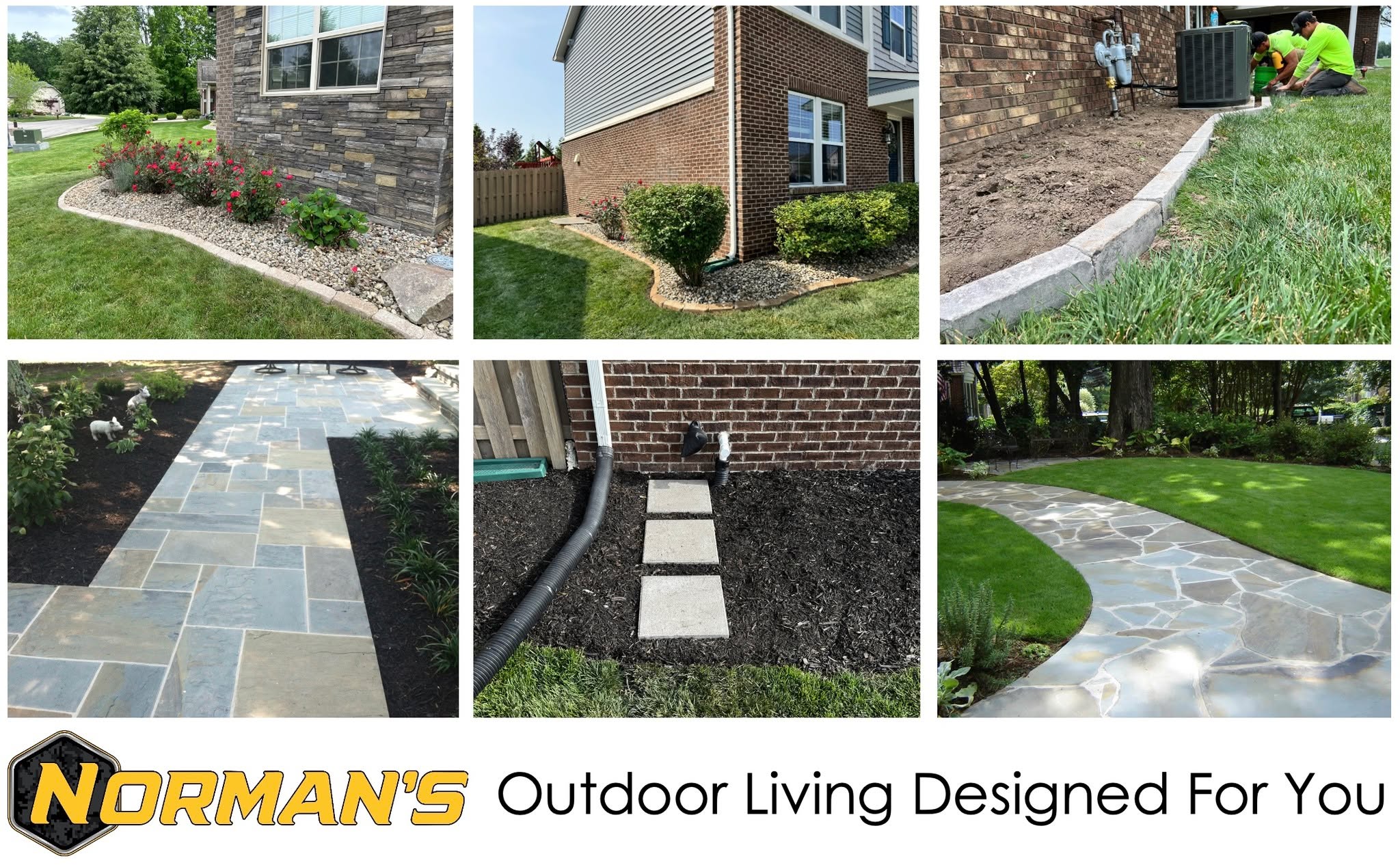 šæ Transform Your Outdoor Space with Normanās! š§±
Looking for expert landscaping and hardscaping services you can count on? At Normanās, we bring professionalism, precision, and experience to every project. Whether you're dreaming of a stunning paver patio, a functional retaining wall, or a complete landscape makeoverāweāre your go-to team for high-quality, long-lasting results.
ā
Why Choose Normanās?
⢠Trusted local expertise
⢠High-quality craftsmanship on every job
⢠Always reliable, professional, and on time
⢠We listen, we design, we deliverāwith care and attention to detail
šæ We Offer More Than Just Great Landscapes:
āļø Property Cleanups (Spring & Fall)
āļø Shrub/Bush Removal
āļø Grading & Drainage Solutions
āļø Downspout Burial
āļø Mulch Refreshes & Weed Control
From curb appeal to backyard escapes, Normanās Lawn Maintenance handles it allāwith the skill and service you deserve.
š Call or text 317.408.1687 to schedule your FREE consultation and letās bring your vision to life!
š Serving Hamilton, Hancock, and Marion Counties
š ļø Licensed ⢠Insured ⢠Locally Owned
