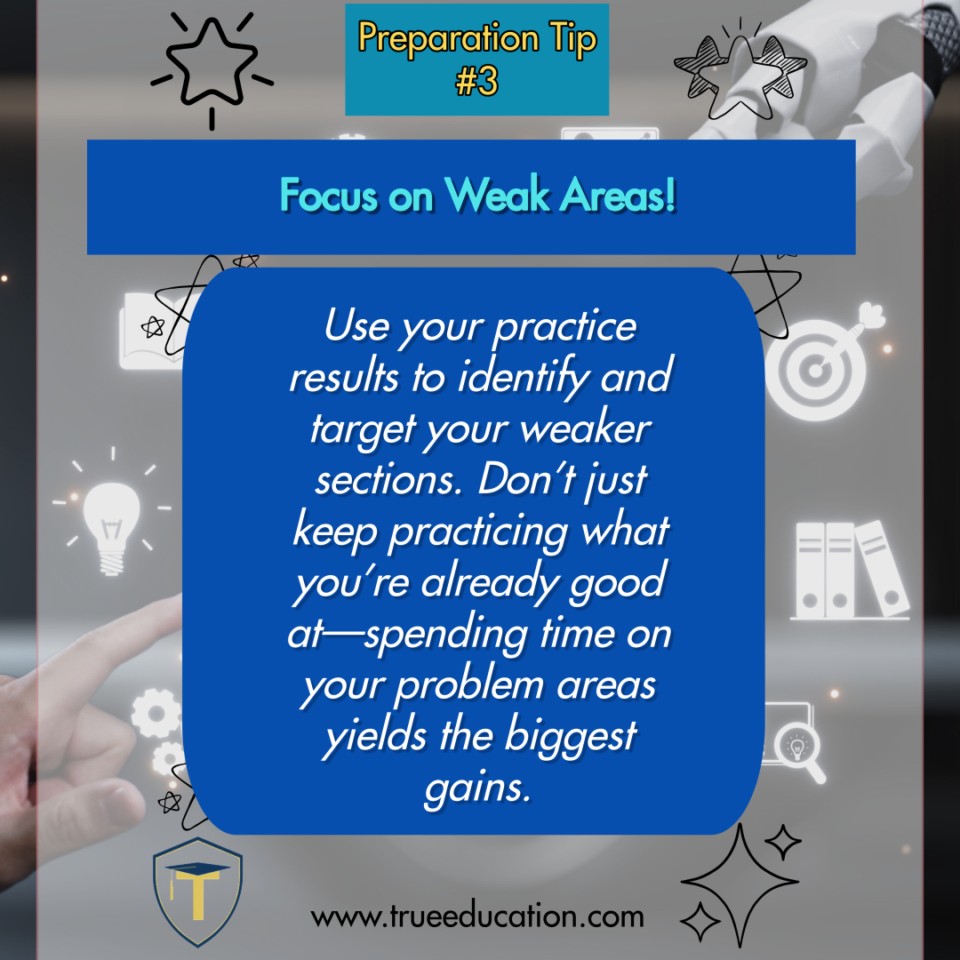 Key Tips for your child's preparation! Today, Target Weak Spots – Focus on areas that need the most work.
#testreadiness #SATtest #sattest #sattests #sattesting #sattestprep