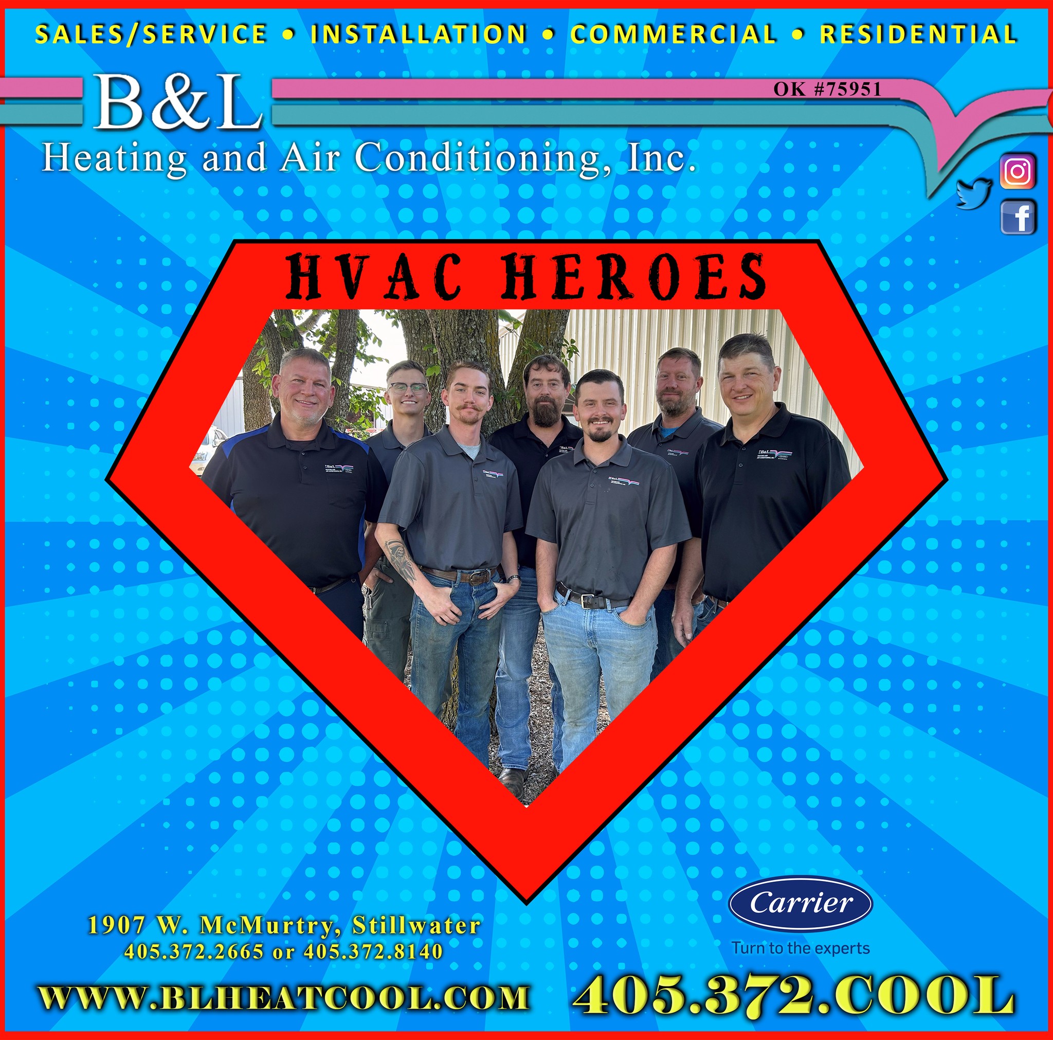 When it is hot outside, these technicians are like your heroes when they get your a/c working again! Which one is your hero?