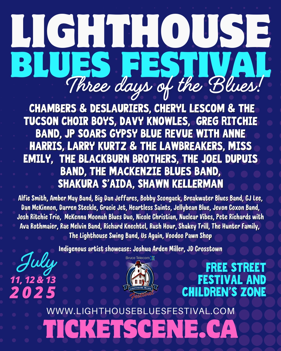 Coming to Kincardine ON on July 11, 12, 13, 2025!