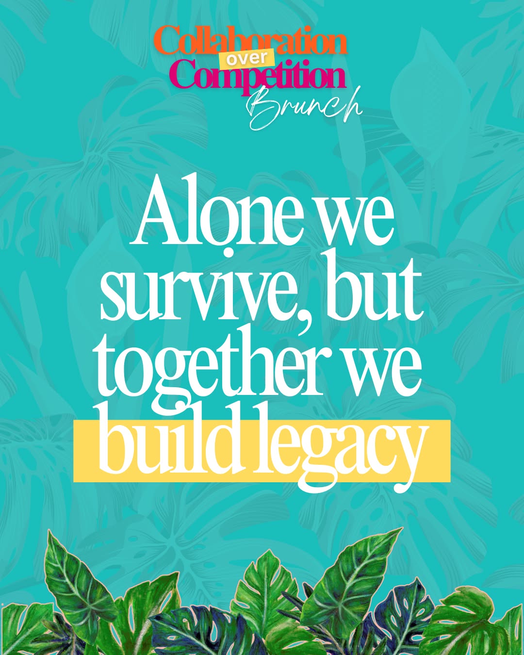Alone we survive, but together we build legacy.
You can grind in silence. You can make moves solo.
But if you want to build something that lasts—something that echoes beyond your name—you need community.
Legacy isn’t built in isolation.
It’s built in collaboration.
It’s built in rooms where ideas are shared, support is given, and everyone’s win feels like your own.
The Collaboration Over Competition Brunch is that room. A space for legacy-minded women who are done surviving and ready to build something bigger—together.
🎟️ Claim your seat: https://www.landrariliece.com
#CollaborationOverCompetition #LegacyBuilders #WomenWithVision #PurposeDrivenCommunity #BuildWithUs #AlignedConnections #WomenWhoLead #COCBrunch2025 #EntrepreneurSisterhood #BusinessWithPurpose