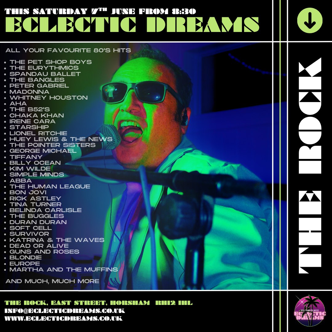 Join us at The Rock, this Saturday!