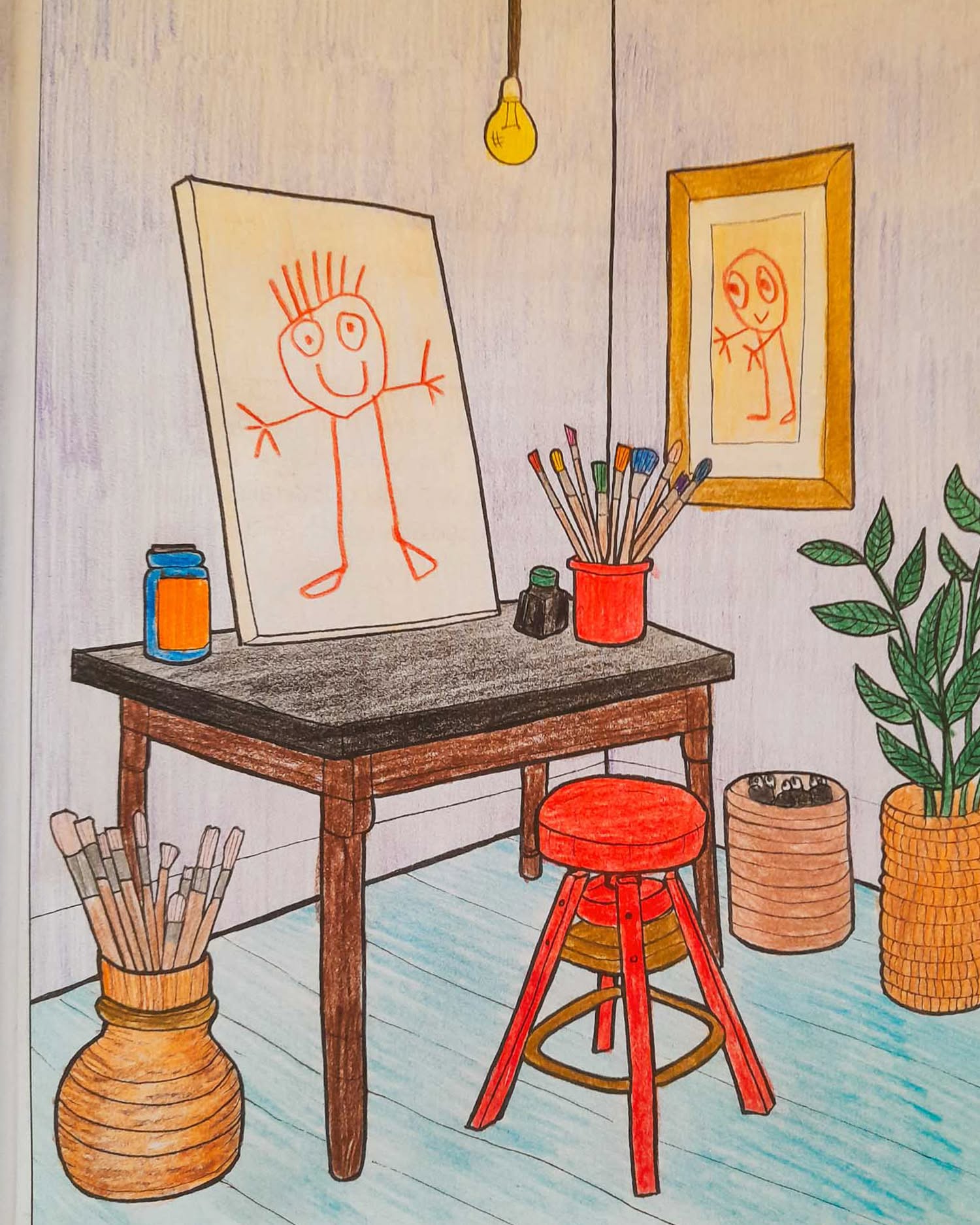 Your inner sketcher doesn’t need to be perfect. Just needs your time.
Sit down, pick up your crayons, and let yourself play. Where will your hand take you today? ✏️🌿
Colouring by T.M. 🇫🇮
Page from Home Frames: Rough Sketches for Imperfect Colouring
#rewildingcreativity #outofthelinespress
#colouringpages #colouring #colouringforadults #adultcolouring #mindfulcolouring #adultcoloringbooks #coloring #adultcolouringbook #coloringcommunity #outofthelinesclub #coloringformentalhealth #colouringformentalhealth