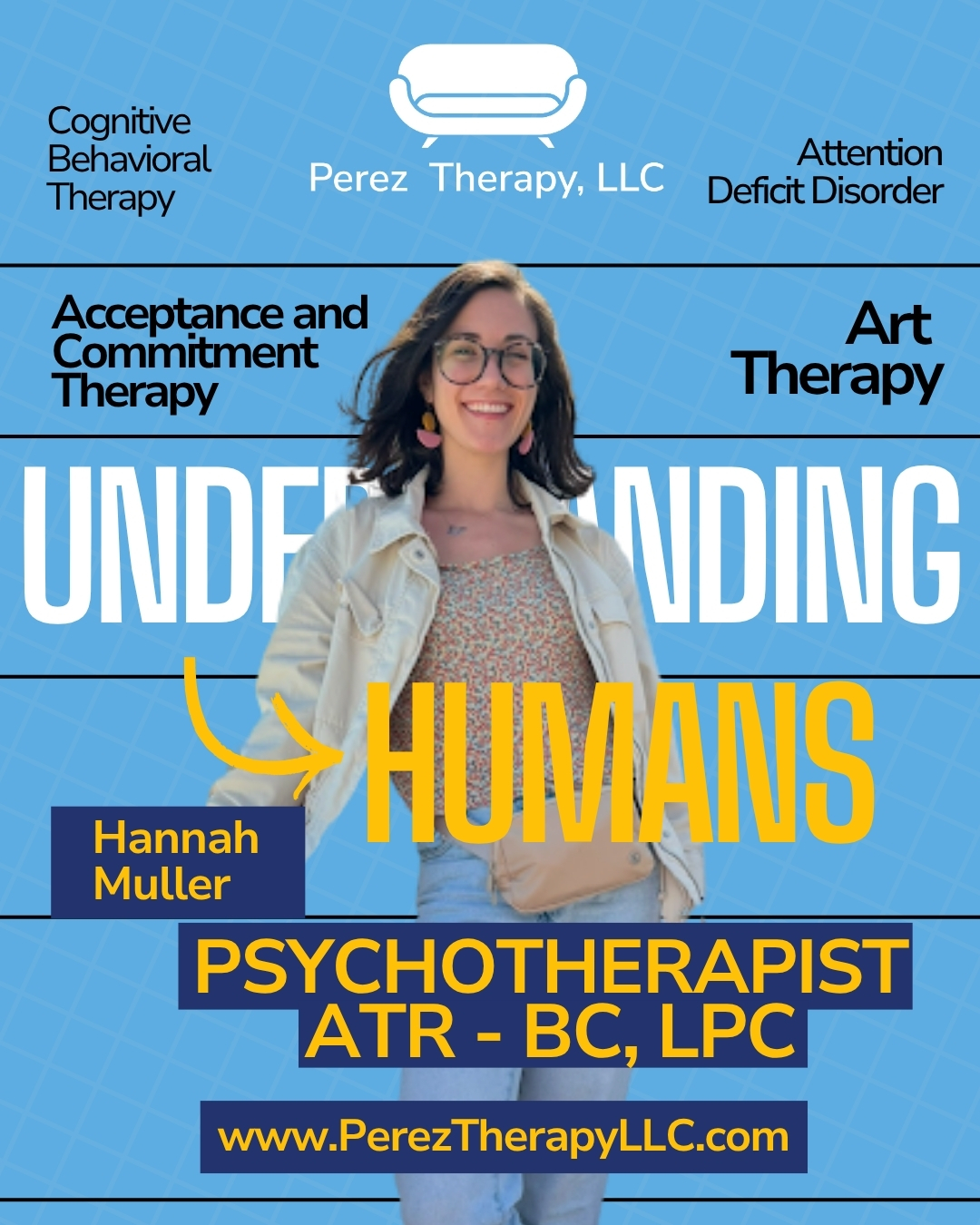 Whether you're seeking healing through creativity or looking to build psychological flexibility through mindfulness and values-based action, Art Therapy and ACT can support your journey.
Hannah Muller, ATR-BC, LPC, offers compassionate care for those struggling to stay present, navigate difficult emotions, or align their actions with what truly matters. Art Therapy provides a space to express beyond words—using visual and creative tools to access deep emotions and process life’s challenges.
If you're dealing with anxiety, depression, trauma, OCD, or simply feeling stuck—these evidence-based approaches might be right for you.
Ready to try therapy in a new way? We’re accepting new clients.
#ACTTherapy #ArtTherapy #CreativeHealing #Mindfulness #MentalHealthAwareness #PhiladelphiaTherapist #TherapyWorks #ValuesBasedLiving #BilingualTherapy #TraumaInformedCare #HealingThroughArt #PsychologicalFlexibility #PerezTherapyLLC