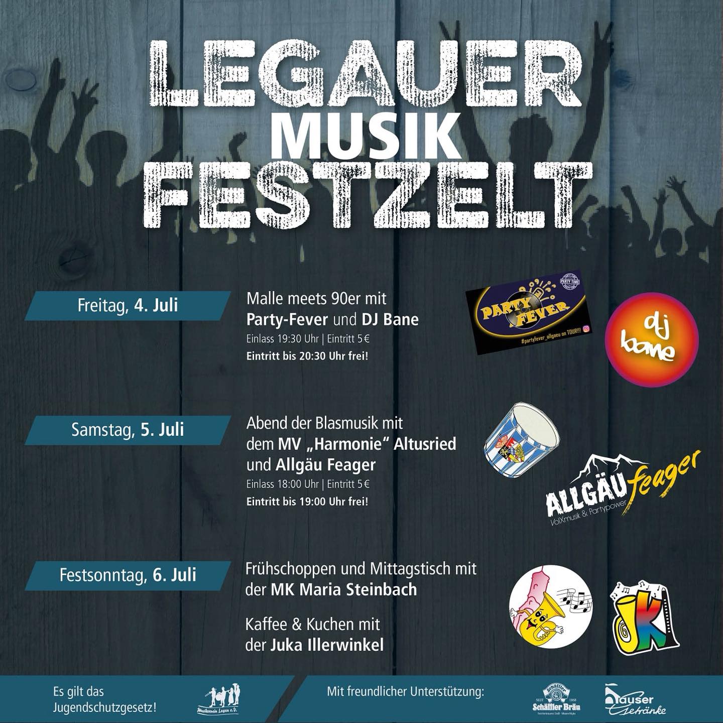 Na, seid ihr auch schon so heiß wie wir? 😍🔥 Malle, 90er oder Blasmusik-Beats - im Legauer Musik-Festzelt könnt ihr alles davon haben! 🕺🪩🎶 Freitag und Samstag machen wir wieder gemeinsam die Nacht zum Tag 🌟🚀 Und ein zünftiger Festsonntag darf natürlich auch nicht fehlen! 🍻🎺 Kommt vorbei!!❤️🔥🤩🤟🏼
#musik #blasmusik #festzelt #legau #musikfestzelt #gartenfest #2025 #malle #90er #hauptsachschäffler