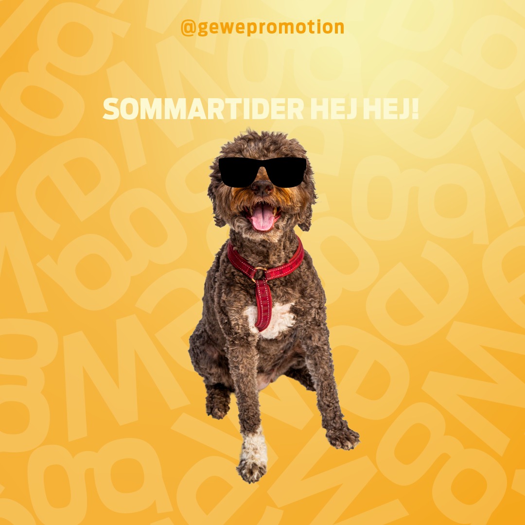 Vi håller stängt för semester mellan den 14/7 och den 1/8. Tillbaka på plats den 4/8, redo och utvilade efter semestern! 🏖
Hoppas du också får en solig sommar! ☀️
Önskar Vera med gänget på Gewe Promotion AB
#SOMMAR #BEYOURBRAND