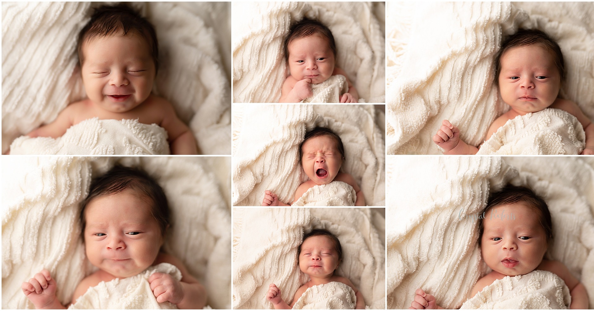 Proof that even a few days earthside, these tiny souls already have so much personality.
#NewbornExpressions #NewbornBoyMagic #CrystalRobertsPhotography #BeaumontTXPhotographer #TinyFacesBigFeelings #LumbertonTXNewbornPhotographer