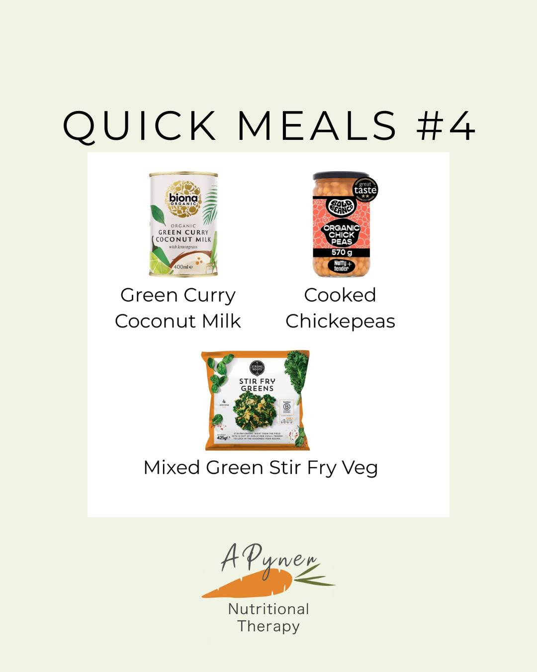 Back with some more quick meal ideas. Short on time? Busy week? Most of these items could be purchased in an online shop with Ocado and kept in your pantry or freezer. Let me know if you try any! Comment QUICKMEALS and I'll send you free handout with more ideas.
#QuickMeals #HealthyEatingMadeEasy #RealFoodFast #SimpleHealthyMeals #EasyHealthyRecipes #NutritiousAndDelicious #MealPrepInspo #NutritionalTherapy #FunctionalNutrition #FoodAsMedicine #GutHealthNutrition #BalancedHormones #EnergyFromFood #BloodSugarBalance #SupportYourGut #NutritionistApproved