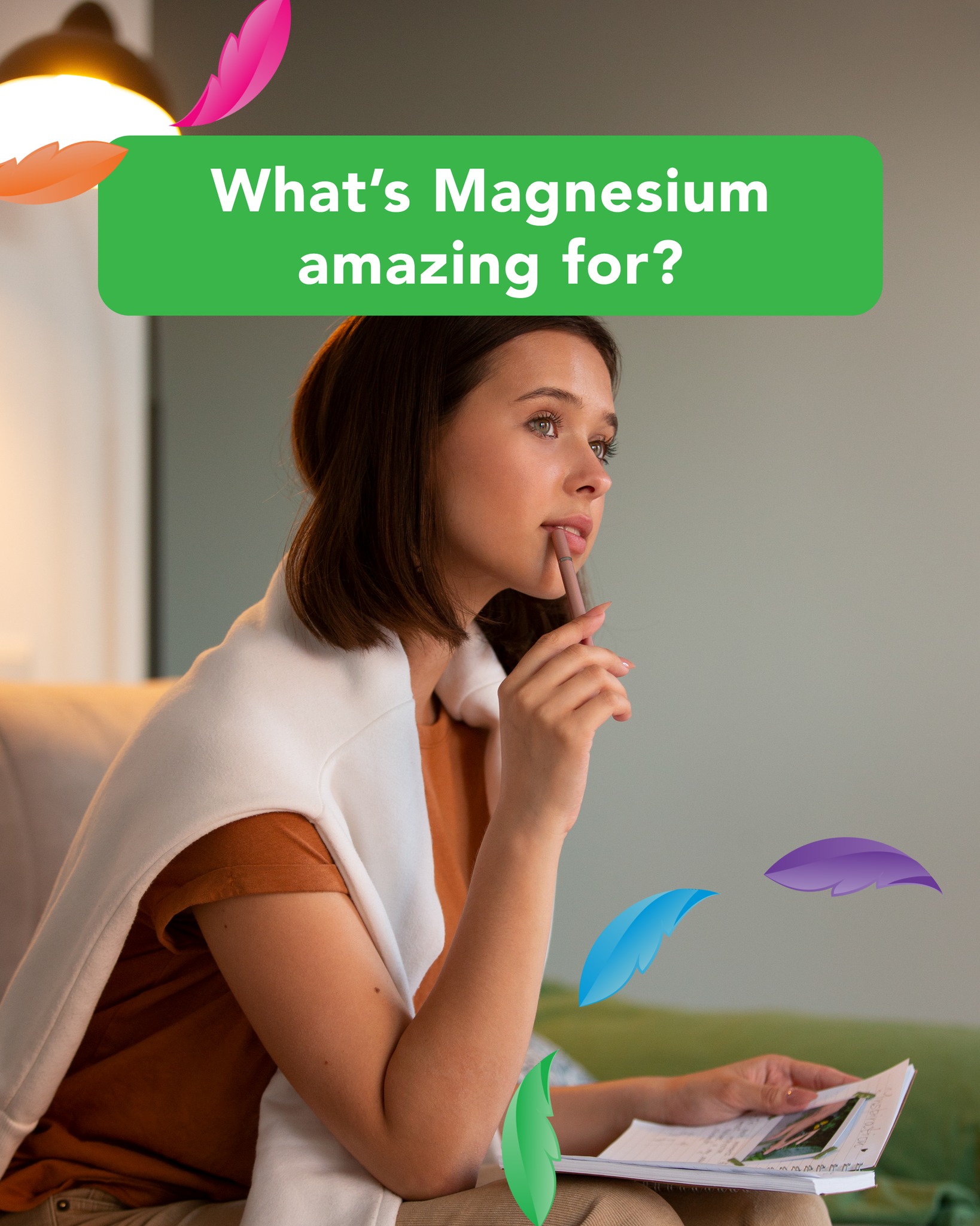 Magnesium is an essential mineral that supports over 300 processes in the body, from energy production and muscle function to mood balance and restful sleep.
Because it is difficult to get all the magnesium our bodies need through food, we must make sure to top up our levels through supplements. 👍
MultiMag is a slow release tablet, making it gentle on tummies and effective for the whole family to use to keep your levels in check! ✅
.
.
.
#magnesium #healthnz #magnesiumdeficiency #smallbusinessnz #multimag #sleepwell #supportlocalnz #nerveimpulses #magnesium #calcium #multimagnz #zinc #naturalsupplements #supplements #musclerelaxation #supportlocalnzbusiness #familyhealthnaturally