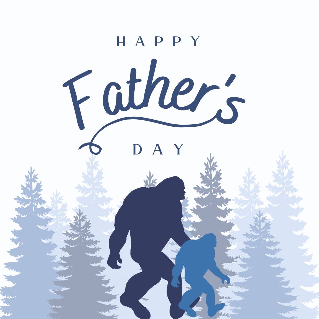 Like the Boggy Creek Monster, great dads leave big footprints in our lives—full of wisdom, strength, and dad jokes!💙
Celebrate the mythically amazing fathers today!
#FathersDay #LegendaryDad