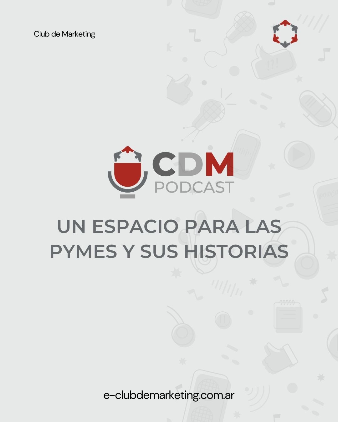 Un espacio creado para visibilizar lo que realmente mueve al país: las PYMES, sus historias y las personas detrás de cada proyecto.
💡 En cada episodio, vas a encontrar inspiración, aprendizajes reales y herramientas para hacer crecer tu emprendimiento.
📲 ¡Seguinos en YouTube y Spotify para no perderte ningún episodio!
👉 Conocé nuestra web https://www.e-clubdemarketing.com.ar/cdm-podcast
#CDMPodcast #MarketingParaPymes #ClubDeMarketing #HistoriasQueInspiran #PodcastEmprendedor #EmprendedoresArgentinos