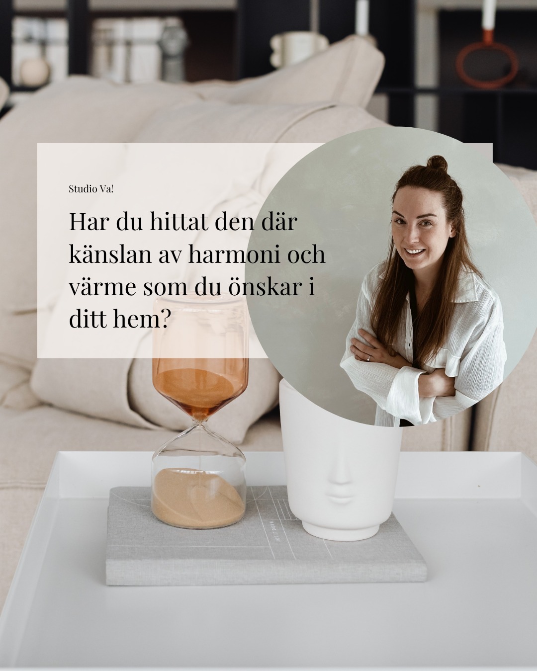 Känner du att ditt hem speglar den du är? Att det bjuder in till lugn, värme och den där känslan av harmoni som får dig att verkligen landa?
På Studio Va! möter vi ofta människor som längtar efter ett hem som känns mer genomtänkt, mer personligt – och framför allt mer som dem själva. Ett hem där man kan andas ut, vara sig själv och trivas i vardagen ✨
Vi hjälper dig att skapa just det. Genom att lyssna, tolka dina behov och forma miljöer som inte bara är vackra, utan också funktionella och meningsfulla. För ett hem ska inte bara vara fint – det ska kännas rätt
Välkommen att hitta hem med oss!
#studiova #inredningmedkänsla #harmoniskthem #personliginredning #hemkänsla #inredningshjälp #digitalinredningshjälp