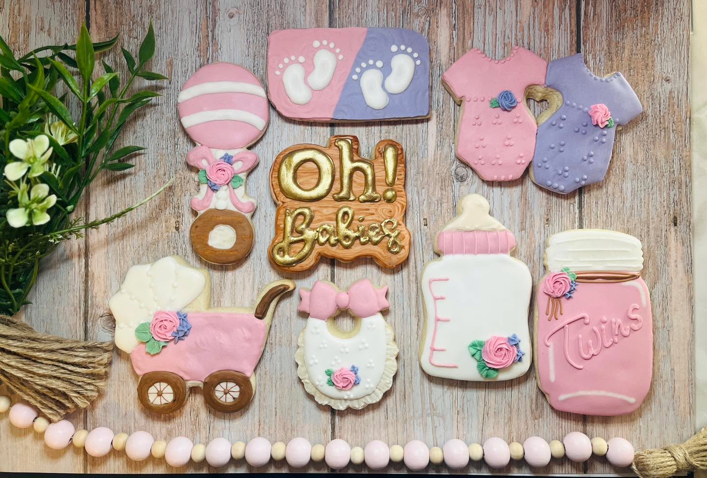 A celebration of twins coming soonβ¦.βOh Babiesβ π©·π©·