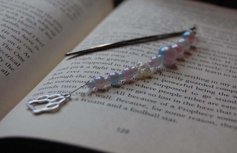 These paw print charm bookmarks are too cute! Several colors and bead designs available. Check the website to see them all or click the link below. EncyDesigns.com
Check out my product! https://www.encydesigns.com/product-page/silver-paw-print-pet-charm-bookmark
#booktok #handmadegifts #darkromancereaders #catandmouse #ilovemydog #animalovers #giftideas #dogmom