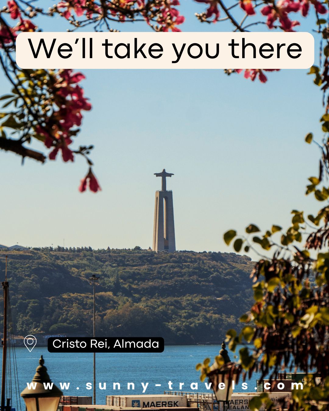 Cristo Rei, Almada: A Towering Tribute with a View Like No Other
Standing tall on the southern bank of the Tagus River, the Sanctuary of Cristo Rei is one of the most iconic landmarks in the Lisbon area — and yet, many travellers overlook it. Inspired by Rio de Janeiro’s Christ the Redeemer, this monumental statue of Christ with open arms watches over Lisbon with serenity and grace.
🗿 A symbol of gratitude and peace
Inaugurated in 1959, Cristo Rei was built as a sign of gratitude for Portugal being spared the horrors of World War II. At 28 metres tall (plus its 82-metre pedestal), it’s not only a religious symbol but also a powerful monument to peace and hope.
🌉 Unmatched panoramic views
Take the lift up to the viewing platform and you’ll be rewarded with one of the best views in Portugal. From here, you can see the 25 de Abril Bridge stretching across the river, the city of Lisbon unfolding beyond it, and the Atlantic Ocean in the distance. It’s an unbeatable spot for photos — and a peaceful place for reflection.
⛴️ How to visit
Cristo Rei is easily accessible from Lisbon by ferry or by car. It pairs perfectly with a visit to Almada, known for its local restaurants, riverside walks, and relaxed atmosphere.
📍 Want to visit Cristo Rei without the hassle of planning?
Sunny Travels offers private tours with flexible stops — including Cristo Rei, Almada, and more. Experience this stunning monument with the comfort and insight of a personalised tour.
🌐 Learn more or book now: www.sunny-travels.com
#CristoRei #Almada #LisbonViewpoints #PortugalHighlights #SunnyTravels #DayTripsFromLisbon