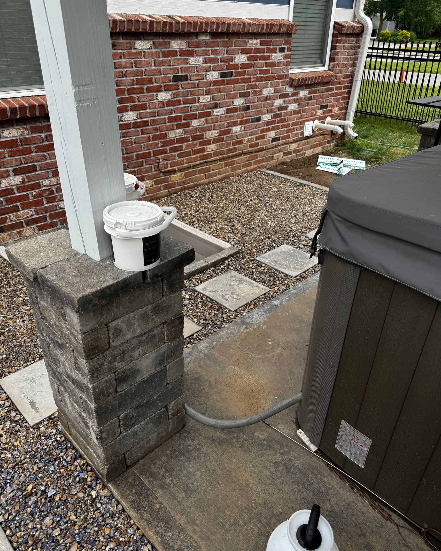 This space got an upgrade. Mower couldn't fit back there, had to string trim, and it really wasn't suited for grass...... so rock it is! Steppers were installed and set the right way (not sitting on top of the dirt š) and edges were held by new stone edgers. We love to solve problems with practical solutions that last!
Ask us today about your next landscaping or hardscaping project. 317.408.1687
#normanlawnllc #landscape #hardscape #stones #edgers #solutions