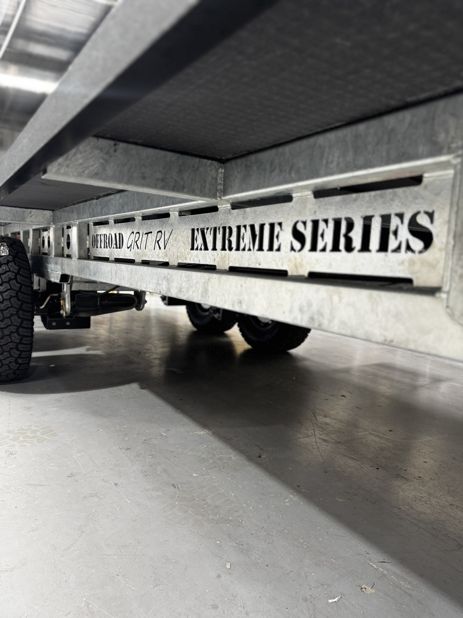 💪 Why we hot dip gal, not just paint SupaGal...
At Offroad Grit, we build caravans to go the distance — and that starts with the chassis.
We use 305-grade steel that's hot-dip galvanised after fabrication. This process gives a complete and thick zinc coating, including all welds, inside and out — making it far more durable and corrosion-resistant than pre-galvanised steel with a painted finish.
Want that tough black look? We offer Bullyliner coating over the top — a flexible, rubberised protective layer that’s rugged, chip-resistant and easy to repair. It gives the best of both worlds: long-lasting protection and a clean finish.
When you’re heading off the beaten track, shortcuts aren’t an option.
#OffroadGritRV #HotDipGal #ChassisStrength #Bullyliner #BuiltToLast #AussieMadeTough #OffroadCaravans #NoShortcuts