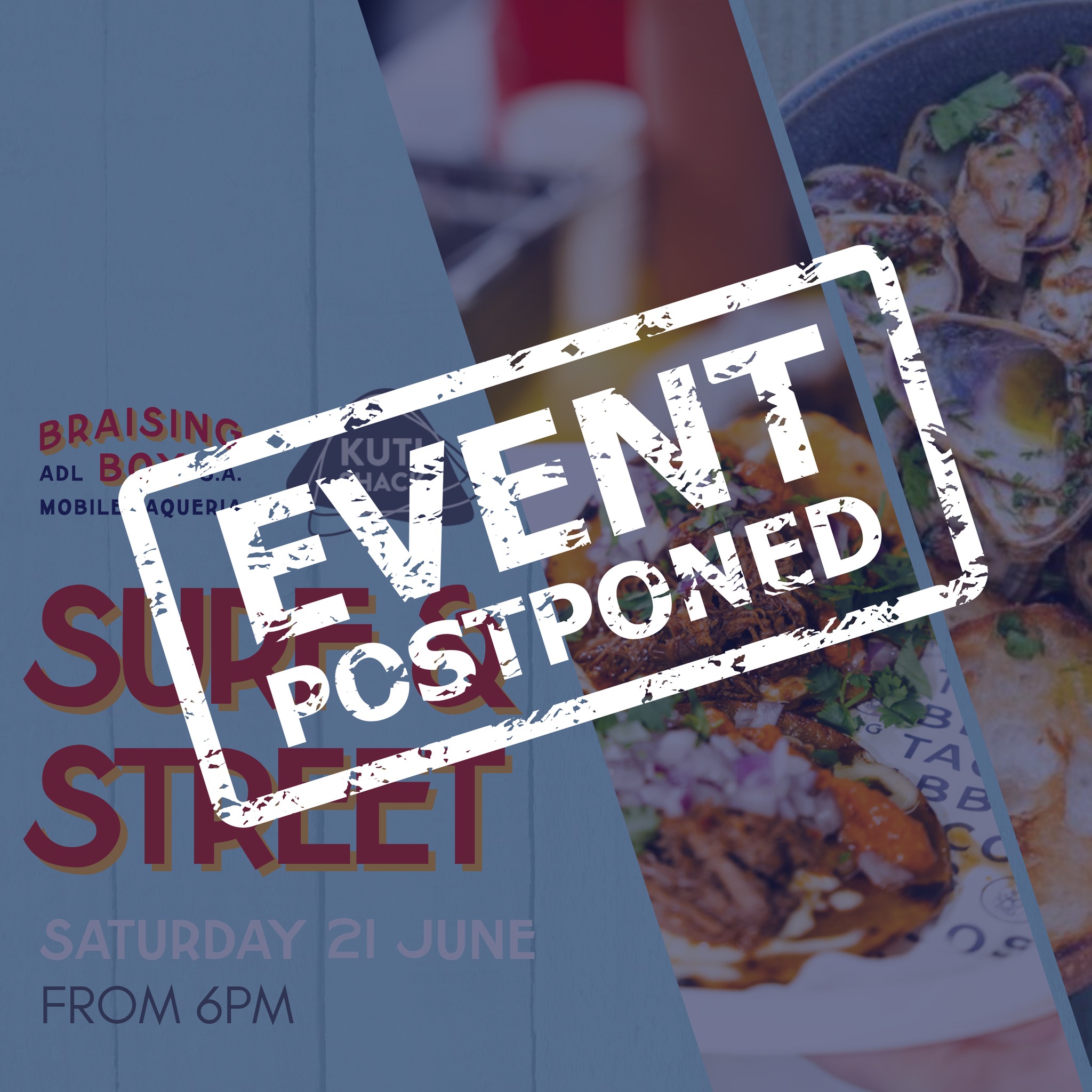 EVENT UPDATE
Hey folks — due to some unexpected family circumstances, we’ve had to hit pause on this exciting collab with @kuti_shack
We’re so grateful to everyone who jumped in early with their bookings - you’re legends!
This collab is just too good not to happen, so stay tuned… we’ll have a new date coming your way soon. Keep an eye on our socials!