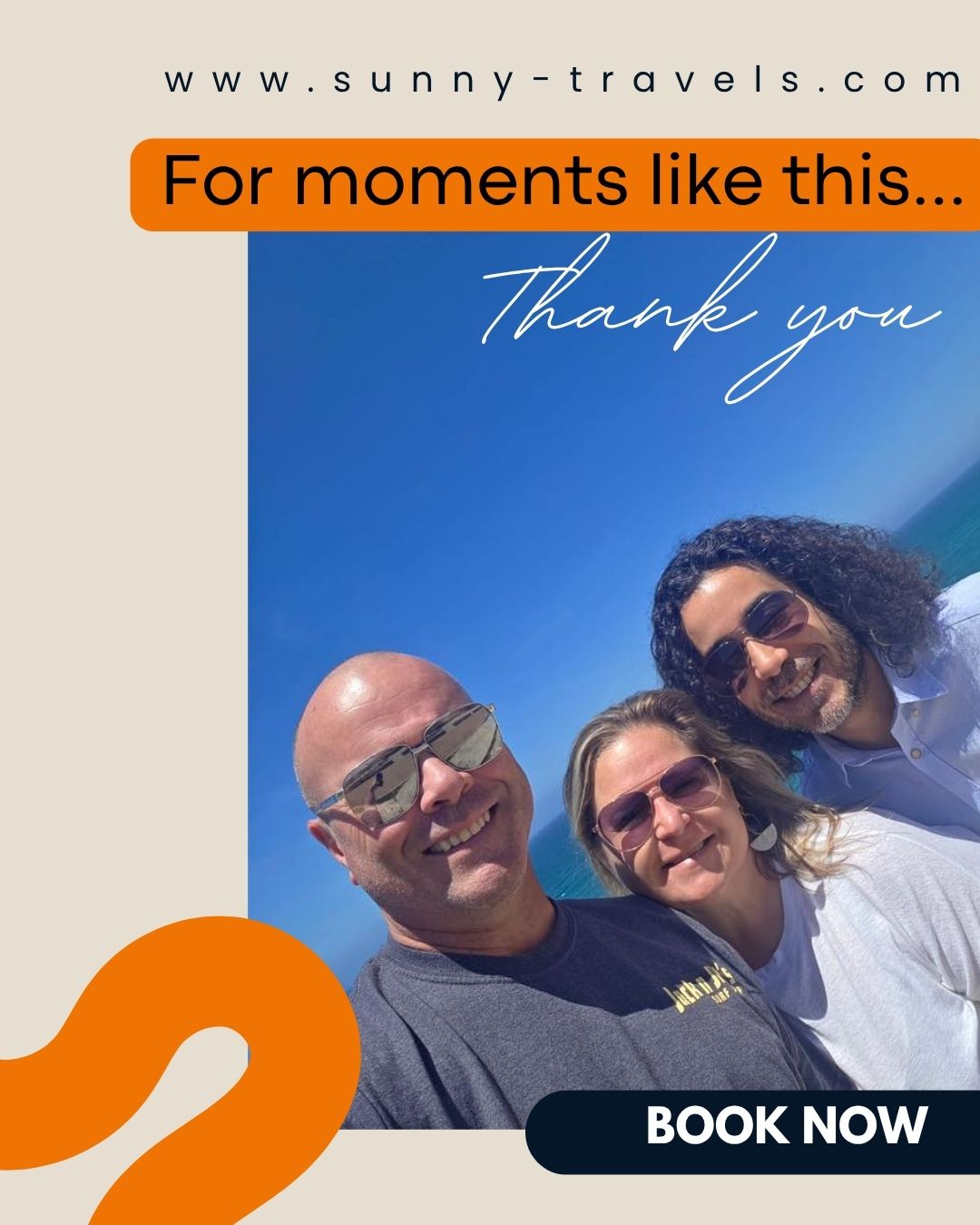 Moments like this make everything worth it.
We’re so grateful to every traveller who chooses to explore Portugal with us — and even more grateful when they share these beautiful memories.
📍From iconic views to local secrets, we’re here to make each tour personal, relaxed and unforgettable.
Want to be in the next photo? Let's plan your perfect day.
🌞 www.sunny-travels.com
#SunnyTravels #PortugalTours #TravelWithHeart #ClientLove #ExplorePortugal #PrivateToursPortugal