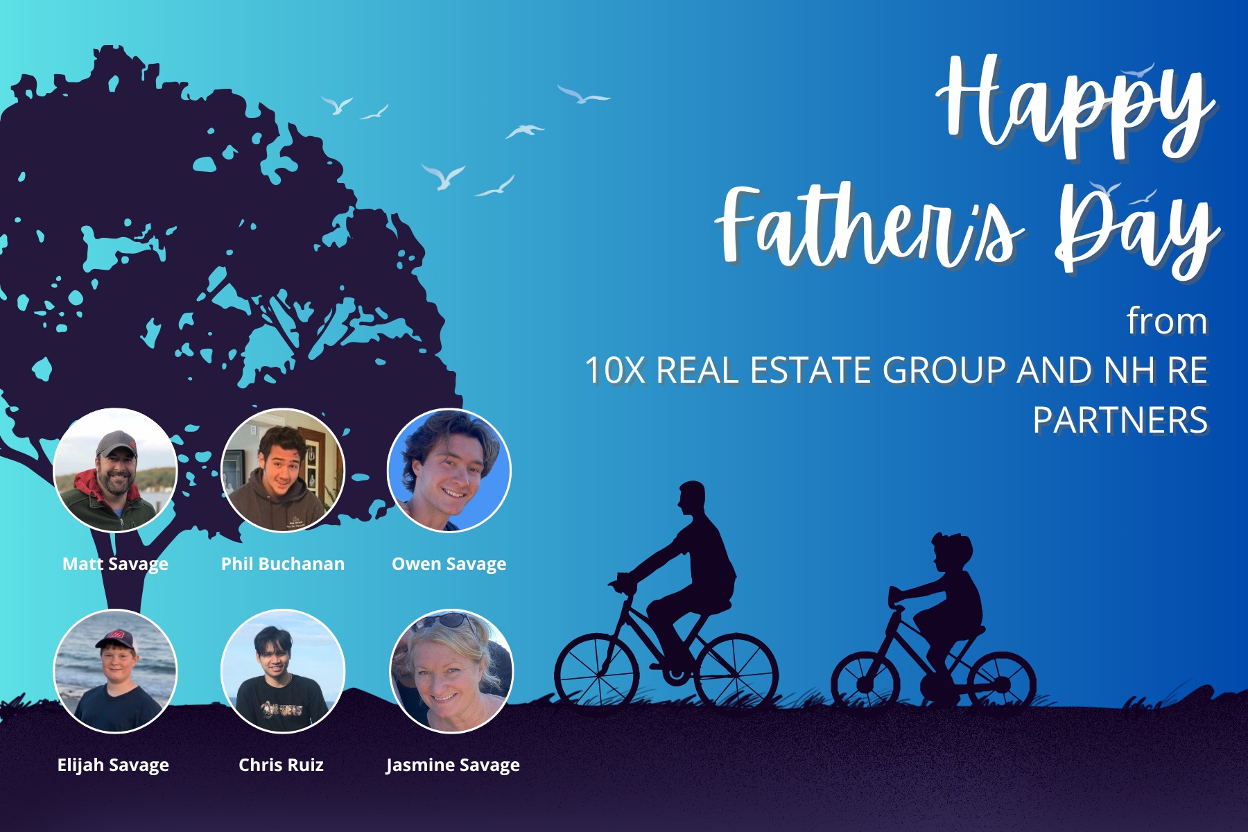 🚴♂️🌳 Happy Father’s Day from all of us at 10X Real Estate Group and NH RE Partners! 🌟
Today we celebrate the dads, father figures, and everyday heroes who guide, support, and ride alongside us through every journey. Here's to you! 💙
#FathersDay #NHREPartners #10XRealEstate #GratefulForDads #FamilyFirst #RealEstateWithHeart