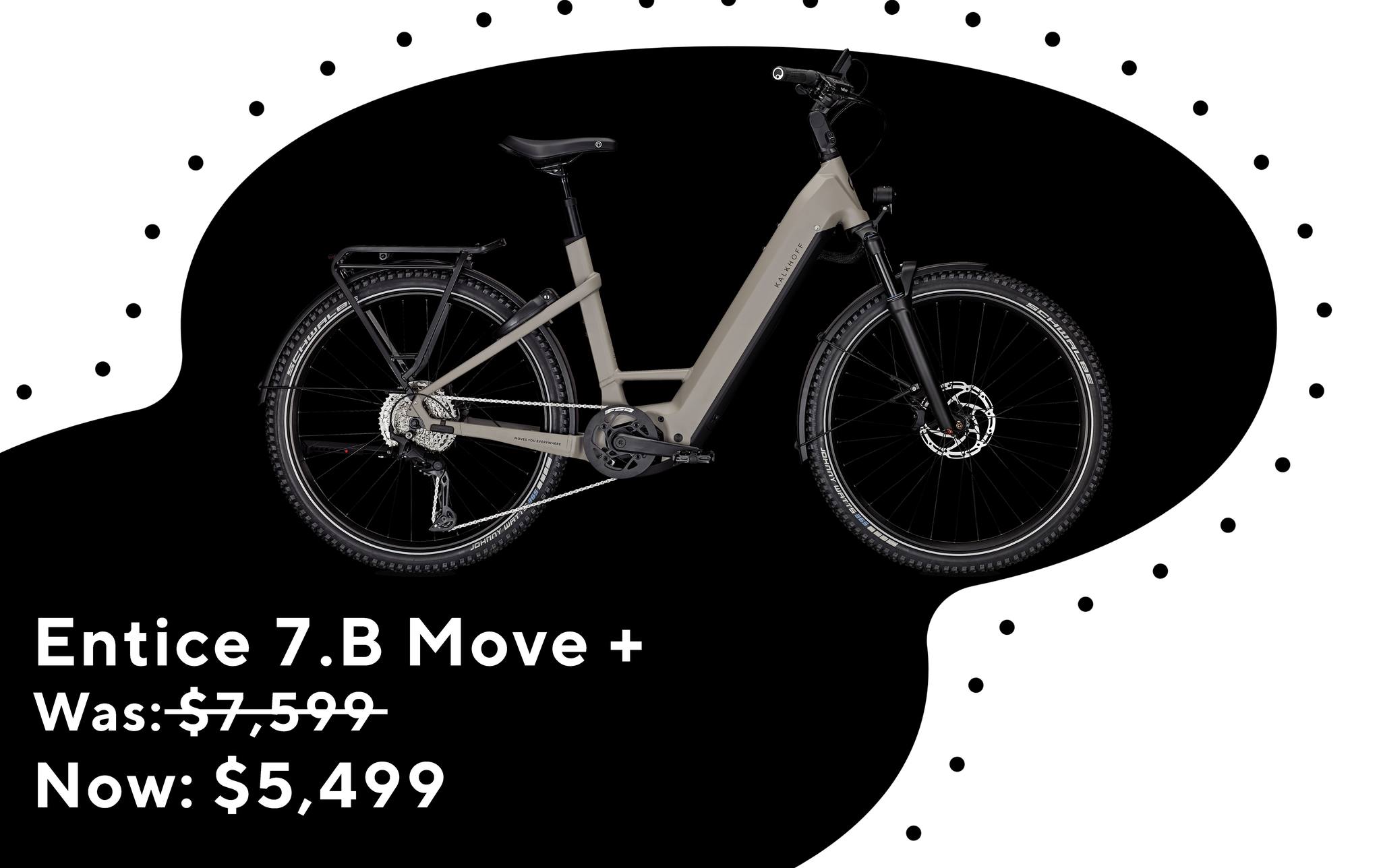 Kalkhoff EOFY deals!
More deals in store ONLY!
Entice and Endeavour 7.B's discounted while stocks last.
https://www.myspokes.com.au/product-page/endeavour-7-b-move-750wh
https://www.myspokes.com.au/product-page/entice-7-b-move-750wh