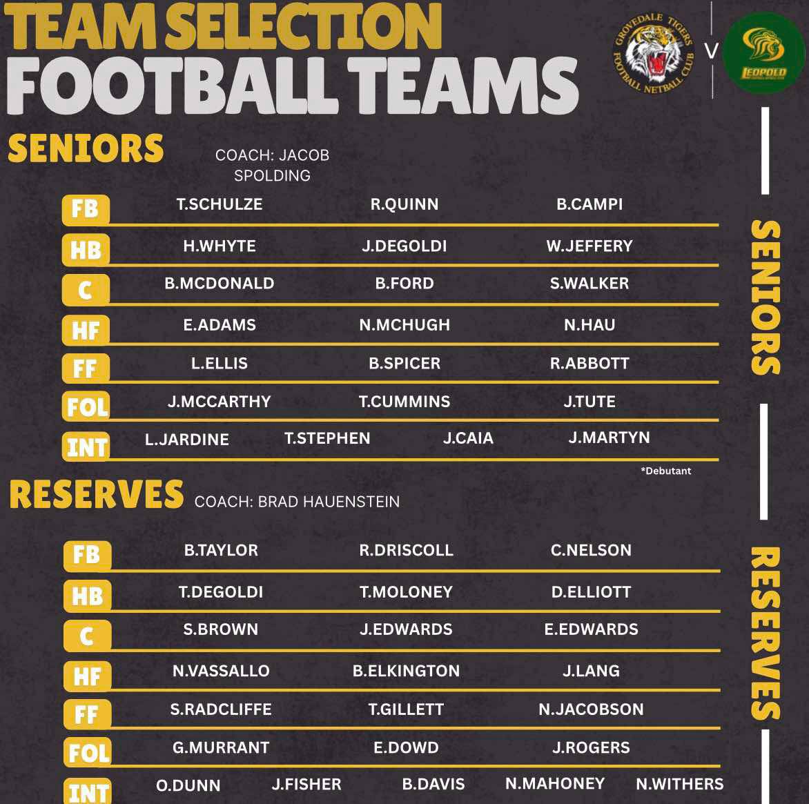 🟡⚫️ROUND 8 TEAMS🟡⚫️