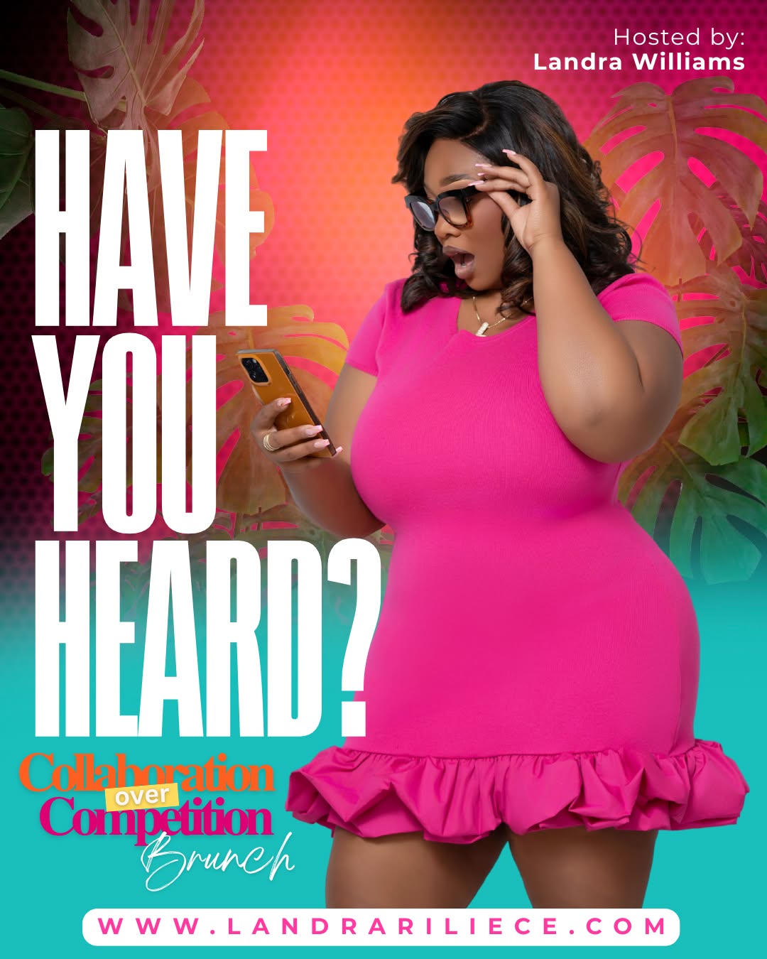 ⏰ The countdown is officially over — Early Bird is CLOSED!
🎟️ We are now in REGULAR PRICING for the Collaboration Over Competition Brunch happening June 29th!
Seats are filling fast and the energy in the room is already building. If you’ve been waiting to secure your spot — don’t wait any longer.
This isn’t just a brunch — it’s the room where collaborations are born, doors open, and purpose-driven connections are made. 💡✨
✔️ Dynamic panel discussions
✔️ Elevated networking experience
✔️ Gift boxes + photo moments
✔️ The energy you’ve been craving
🎟️ Grab your ticket before they’re gone:www.landrariliece.com
#CollaborationOverCompetition #COCBrunch2025 #TicketAlert #WomenWhoLead #AlignedConnections #PurposeDrivenNetworking #BusinessBesties #LegacyMinded #RealConnectionsRealResults