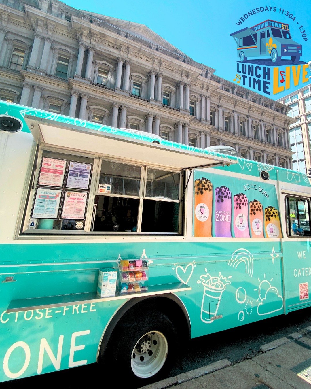 ✨ Last one, best one. Stop by on your lunch break this Wednesday 11:30a–1:30p at the Old Post Office Plaza. Hosted by @downtownstlouis