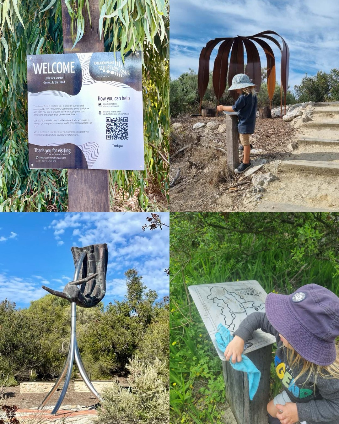 Your gift to our community! 🌳 The Kangaroo Island Sculpture Trail is free and open 365 days a year. t is our community-owned art trail immersed in nature, celebrating our story.
As the Australian Financial Year draws to a close (June 30th!), consider a donation that gives back to you and your community. All donations over $2 are tax-deductible through the federal @ausculturalfund . Your contribution directly funds the expansion of our art collection, ensuring it remains a source of joy and inspiration for families, friends, and visitors.
Give the gift of art. To donate, follow link in profile to Australian Cultural Fund.
.
.
.
.
.
.
#kisculpturetrail #kangarooisland @authentickangarooisland #seesouthaustralia #southaustralianart #sculpturetrail #sculpturegarden
@sealinkki @authentickangarooisland
@artssouthaus @creative.gov.au #authenticki #arttrail #southaustralianart@sealinkki
#FreeEntry #PublicArt #AccessibleArt #FamilyFun #KangarooIslandLife #SupportTheArts #EndOfFinancialYear #MakeADifference