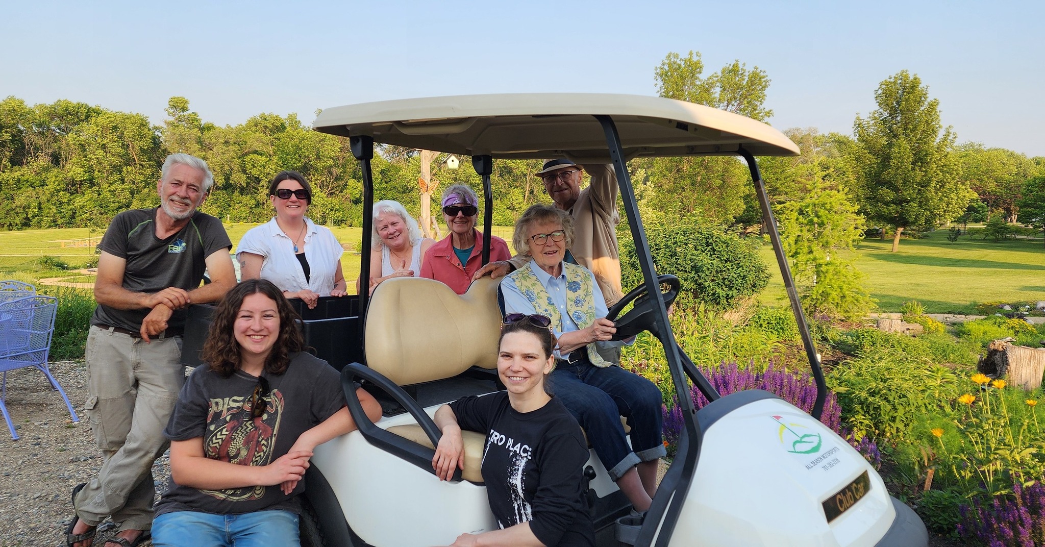 We want to extend a huge thank you to @asmgolfcarts for their generous donation of a golf cart for the NPBGS garden team to use this season! The crew is excited to have a tool to quickly get around the grounds of the Northern Plains Botanic Garden. All Season Motorsports has locations in both West Fargo and Bismarck; be sure to visit them for all of your new and used cart needs!