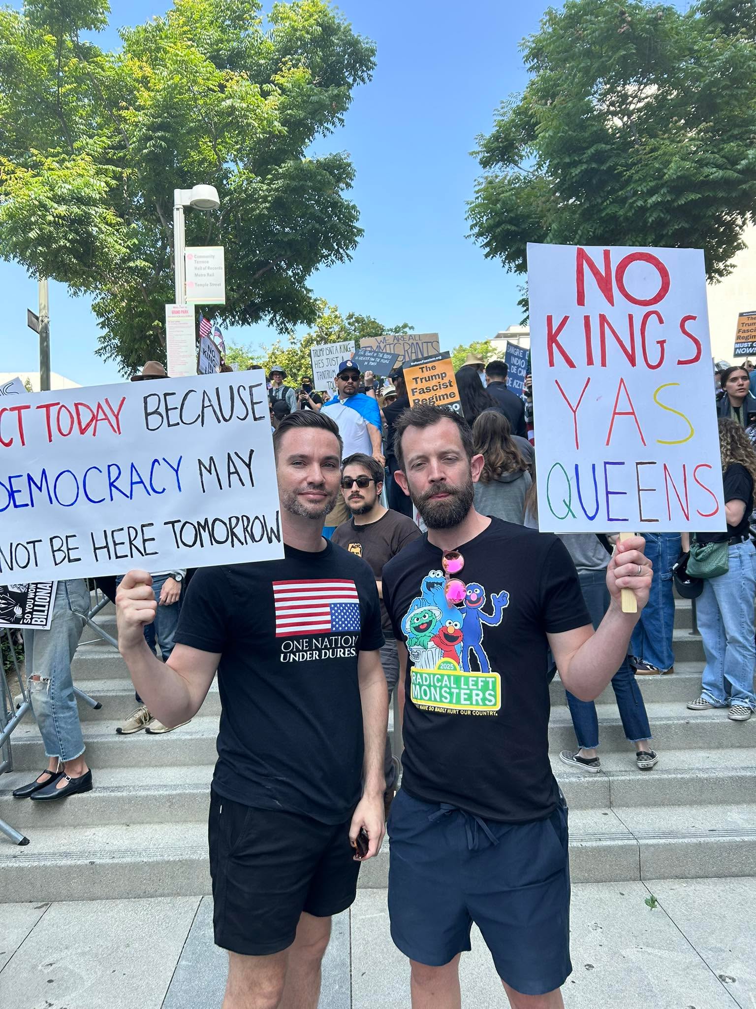 Favorite sign today: NO KINGS, YAS QUEENS