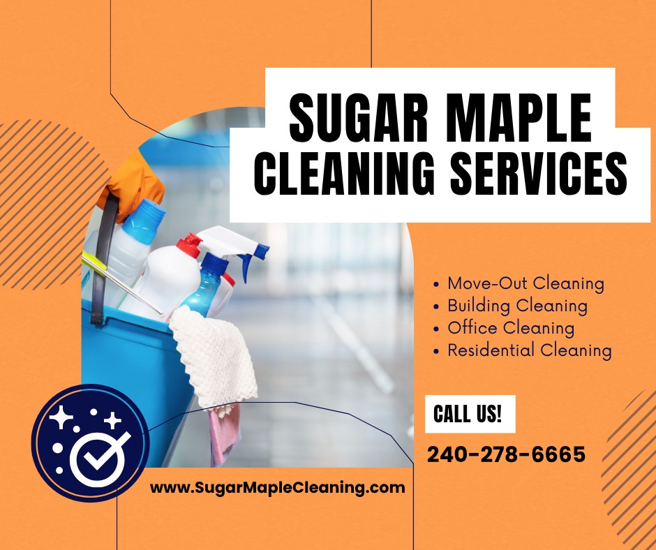 ๐ฅ Keep your workspace professional with our office cleaning services. First impressions count! Call us at 240-278-6665 or visit www.sugarmaplecleaning.com #CleanOffice #ProfessionalSpace