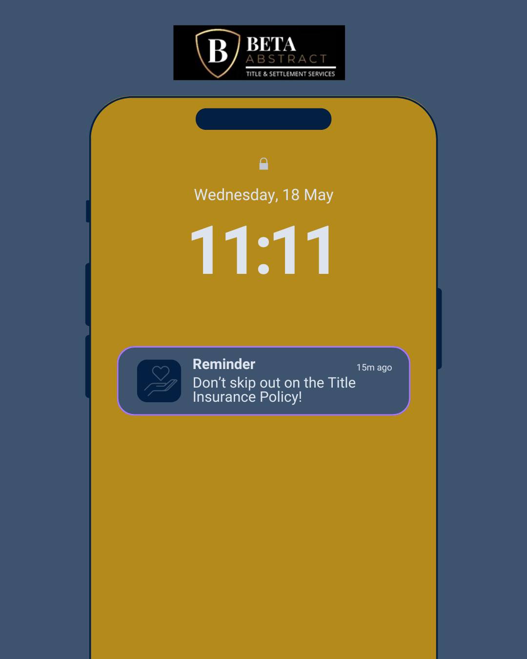 📲 Consider this your sign!
Don’t skip out on Title Insurance — it protects your property rights and your peace of mind. 🏡🔐
At Beta Abstract, we’ve got you covered from contract to closing.
#RealEstateTips #HomeClosing #SecureYourHome #SettlementServices #RealEstateReminders #PropertyProtection #BetaAbstract