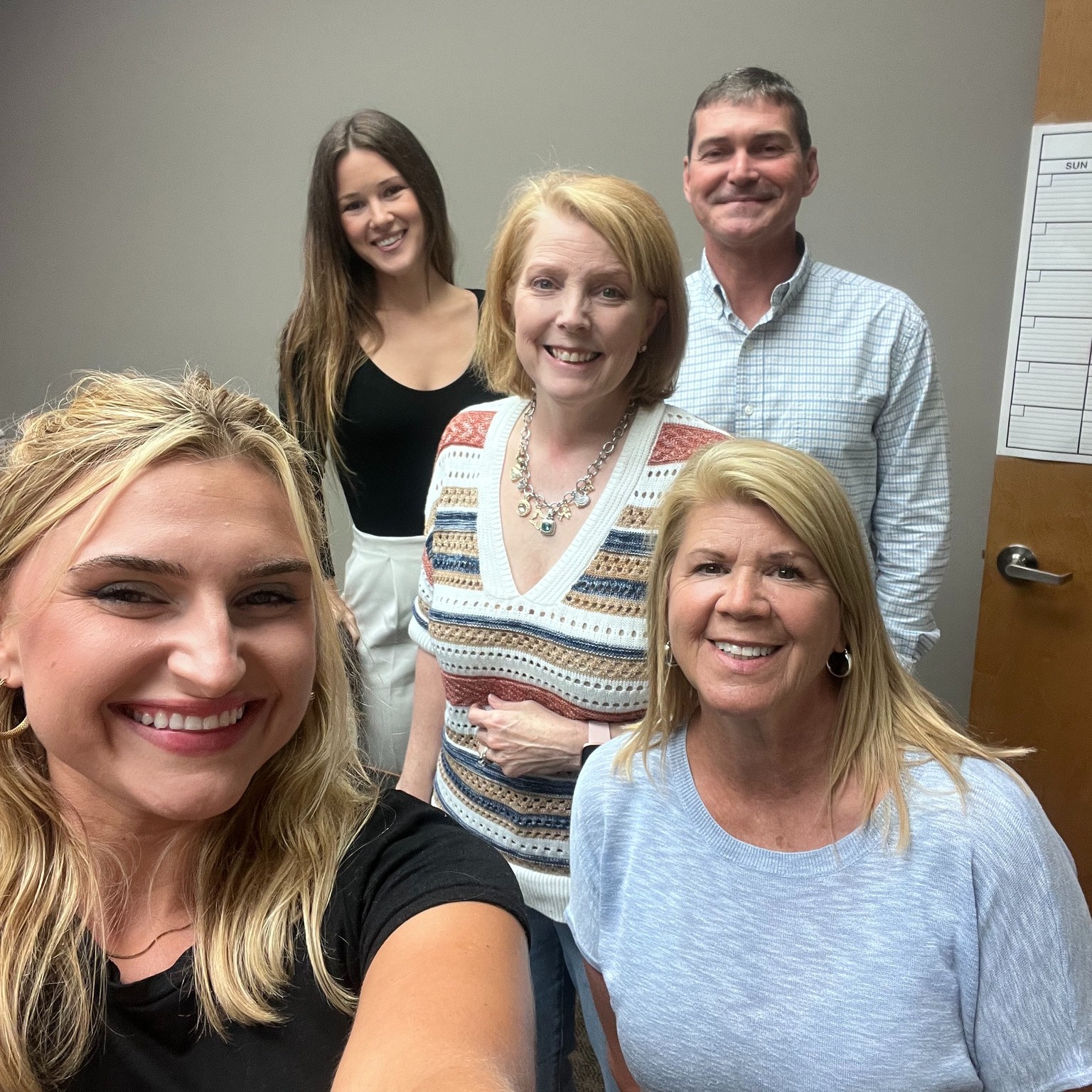 A peek behind the scenes!! Just a few moments from around the office this week. We call it productive chaos!