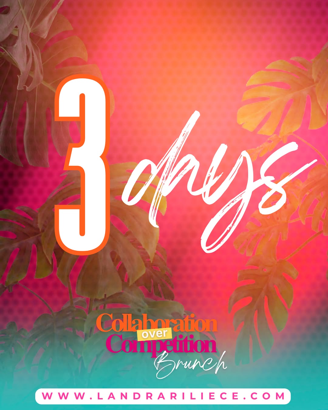 ⏳ 3 DAYS AWAY and the room is officially LOCKED.
Tickets? Gone.
Seats? Filled.
Vibes? Already loading.
In just 72 hours, the Collaboration Over Competition Brunch will bring together powerhouse women, purpose-driven conversations, and the kind of connections that change your trajectory.
If you grabbed a seat—get ready.
If you missed it—watch closely. Something BIG is being built in this room. 💛
📅 Happening June 29, 2025
🎉 Let the countdown continue…
#COCBrunch2025 #3DayCountdown #SoldOut #CollaborationOverCompetition #SheMeansBusiness #PurposeInAction #LegacyInMotion #WomenWithVision #BrunchWithPower #GetInTheRoom