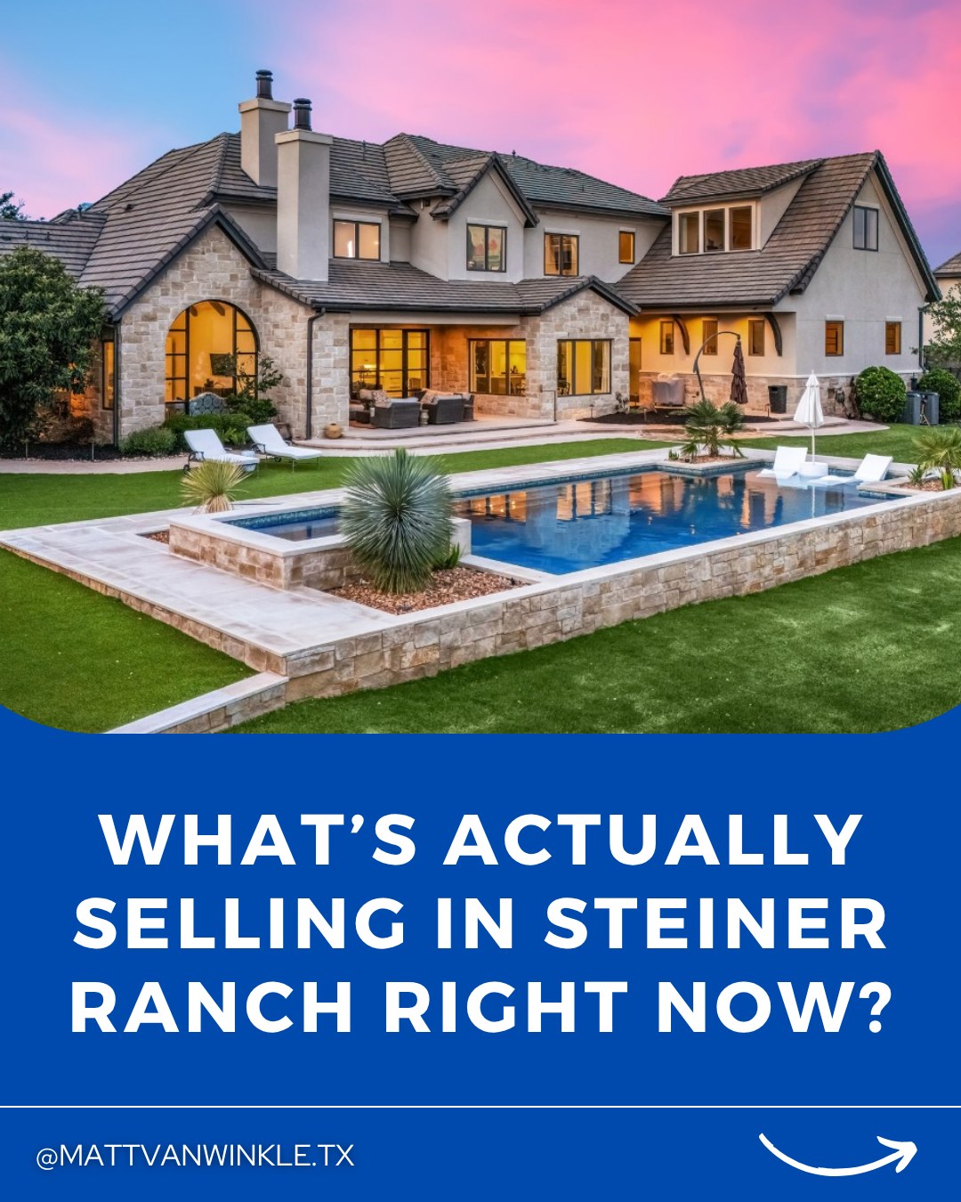 Curious what’s actually selling in Steiner Ranch right now? Here’s what the most recent sales tell us about today’s market.
The homes moving quickly in Steiner Ranch aren’t always the newest or most upgraded. What matters most right now is a smart combination of layout, condition, and pricing strategy.
In this week’s snapshot of recent sales, here’s what we saw:
✅ Homes with open-concept main floors are moving faster
✅ Cosmetic updates (especially kitchens) make a real difference
✅ Well-priced homes that back to greenbelt or have outdoor living are outperforming others
Steiner Ranch real estate isn’t a one-size-fits-all market. Whether you’re in Bella Mar, River Heights, or The UT Golf Club, your strategy should reflect what’s actually getting results—not just what’s listed.
If you’re wondering what your home would sell for based on real-time buyer behavior, I can show you.
📩 DM me to get a hyper-local market analysis for your section of Steiner.
#SteinerRanch #SteinerRanchRealEstate #AustinRealEstateMarket #SteinerRanchHomes #AustinHomesForSale #SteinerRanchRealtor #SteinerRealEstate #SteinerHomes #LeanderISD #LakeTravisHomes #AustinRealEstateExpert