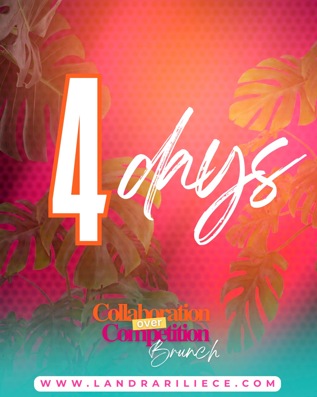 🚨 This is it — LAST DAY to grab your ticket! 🚨
4 DAYS UNTIL THE BRUNCH.
But only hours left to secure your seat at the table.
If you’ve been watching, waiting, or telling yourself “maybe next time” — sis, this is the sign. 👏🏽
✨ Real conversations
✨ Power-packed panelists
✨ Purpose-driven women
✨ And an energy you won’t find anywhere else
After today, registration closes. No tickets will be sold at the door.
This room is curated—and your name belongs on the list.
🎟️ Buy your ticket now: https://www.landrariliece.com
📅 June 29, 2025
Let’s shift the atmosphere—together. 💛
#COCBrunch2025 #LastCall #FinalDayToRegister #CollaborationOverCompetition #WomenWithVision #PurposeInMotion #SheMeansBusiness #LegacyMinded #BrunchWithPower #GetInTheRoom