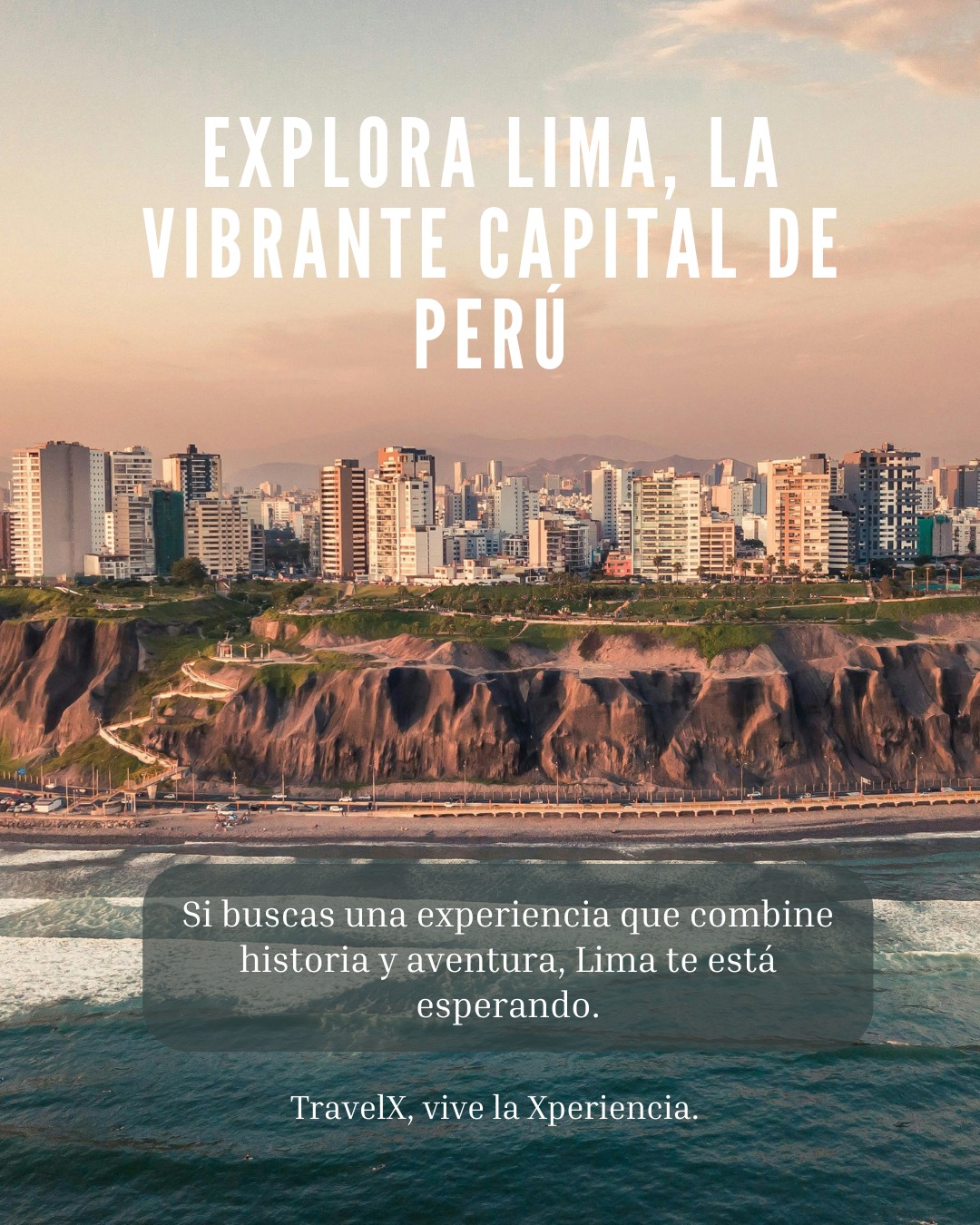 La capital peruana es un destino lleno de cultura, historia y sabores inolvidables. Puedes perderte entre sus calles coloniales del Centro Histórico o dejarte llevar por una ruta gastronómica que conquista a todo el que la prueba. Lima presume de algo único: ser la única capital sudamericana frente al mar.
Así es Lima: auténtica, fascinante y profundamente hermosa.
#peru🇵🇪 #peru #perù #limaperu #limaperú #visitlima #limatravel #viajacontravelx #limavibes