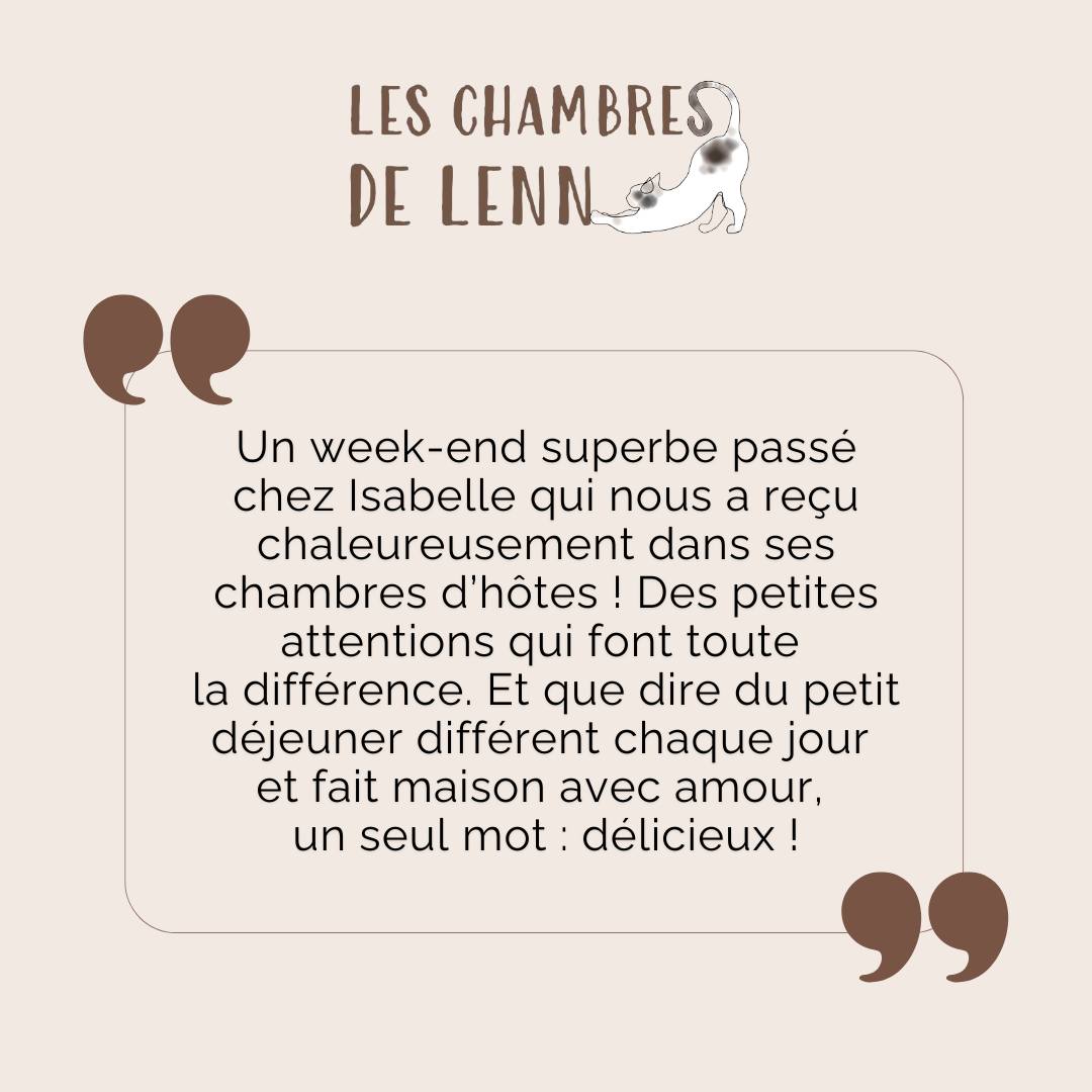 Ils sont passés par Les chambres de Lenn 🐈✍🏼
Pour en savoir plus, rendez-vous sur le site 👉🏼 www.leschambresdelenn.com
➡️ Réservation par mail 📩 : leschambresdelenn@gmail.com ou par téléphone 📞 : 06 84 83 28 26
#bretagne #damgan #morbihan #chambresdhotes #spring #summer