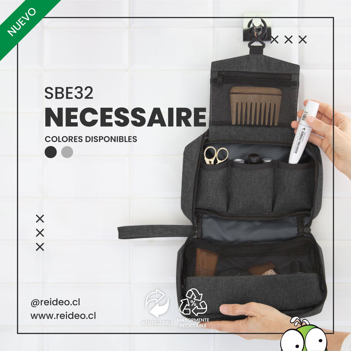 "NÉCESSAIRE. LLEVA TU MARCA A TODAS PARTES” 🧳😉✈️
👉Materiales: Poliéster 300D.
👉Medidas: 25 x 7,5 x 13 cm (cerrado) y 25 x 7,5 x 51 cm (abierto).
👉 Capacidad: 3 bolsillos y amplio compartimento inferior
En nuestra web podrán encontrar catálogos con la temática más importante del rubro promocional. WWW.REIDEO.CL 👈
📱+56947547994
🌐 ventas@reideo.cl
✉️ ventas2@reideowebler.com
#nececcaire #viaje #organiza #merchandisingchile #merchandisingempresarial #regalospublicitarioschile #regalospublicitarios #empresas #santiago #chile #conlogo #regalo #lapicespersonalizados #lapicesconlogo #lapicespublicitarios #reutilizable #reciclable #ecologico