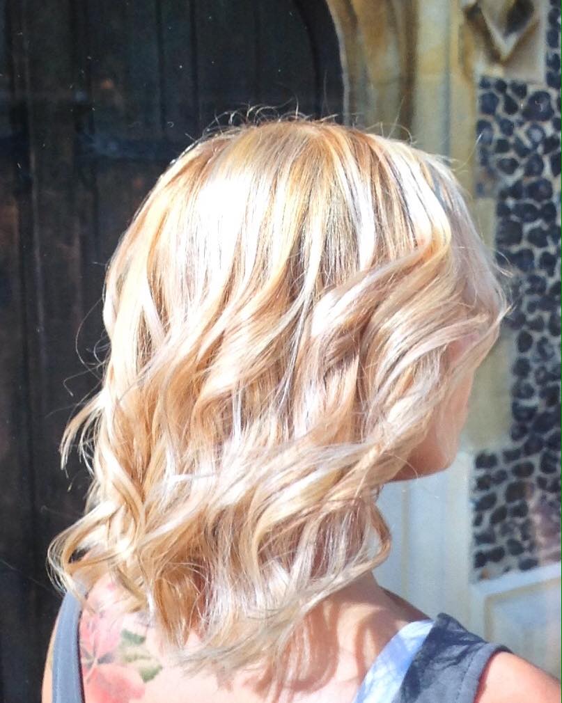 #naturalblonde Colour Created by Sarah Pool Ready for a Day at #ascotracecourse. A Combination of highlights, lowlights and a base colour.