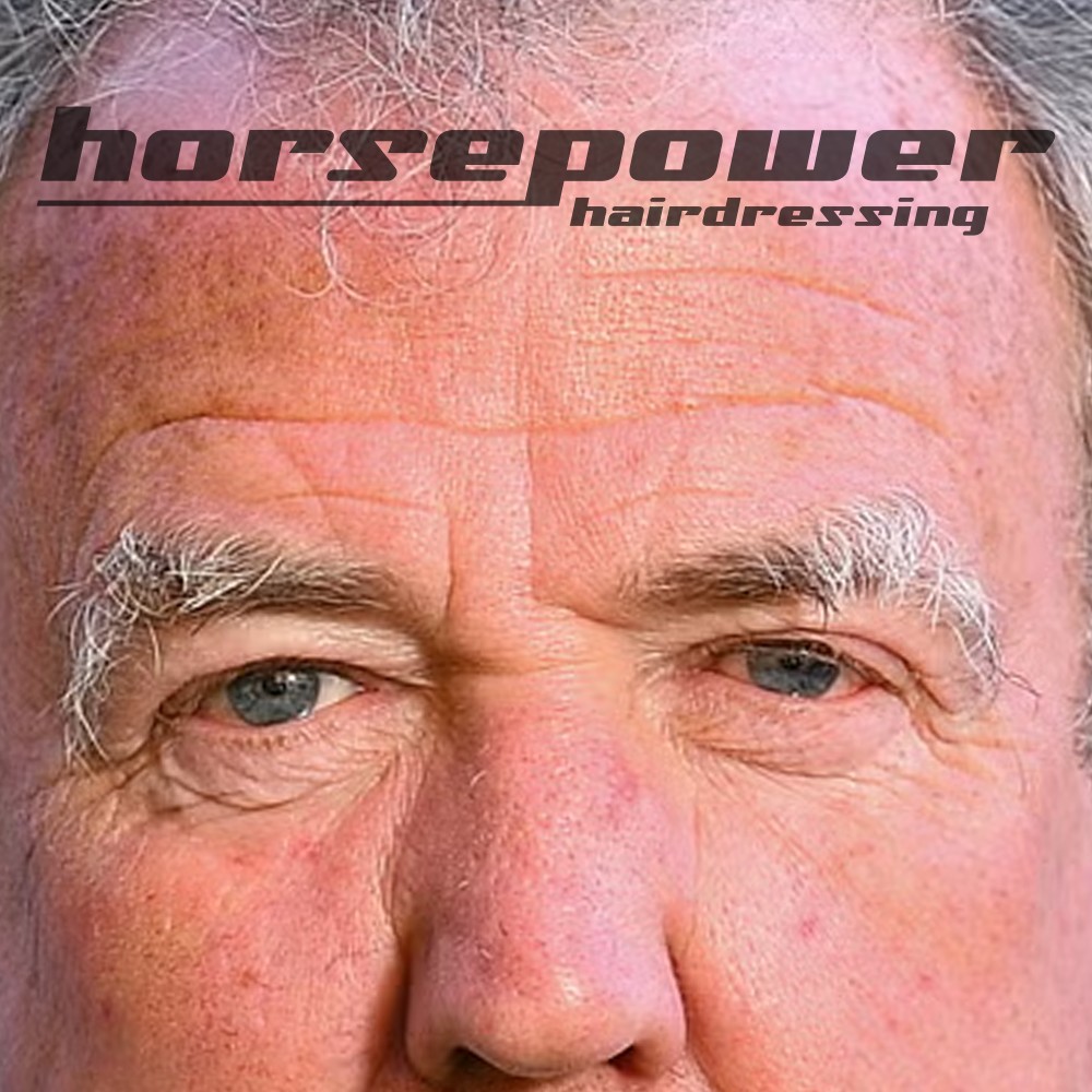 Sometimes, just standing at Horsepwer Hairdressing HQ and listening to staff and customers can have one laughing their head off! This week conversation spiked when @jeremyclarkson1 was mentioned and before long it showed that he had been mentioned upon discussing #eyebrowtrimming.
Did you know you can ask us to trim a little off the old #caterpillars? restyle? We have even coloured them before. But seriously, if you are in our chairs, don't be afraid to ask us to do so if you would like them a little more shapely!
Mr Clarckson, shall we book you in for next week?