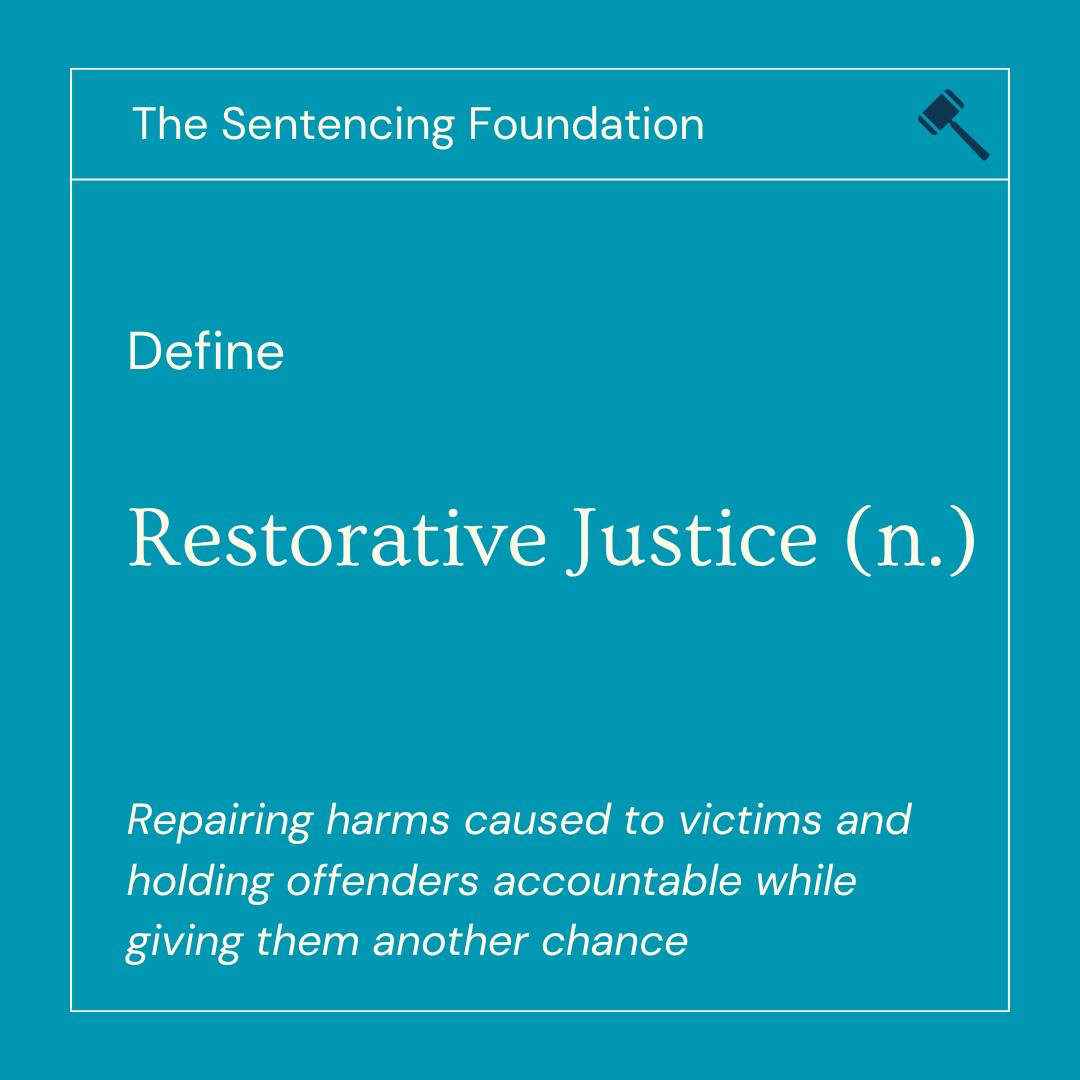Definition from @britannica (https://britannica.com/topic/restorative-justice)
We here at TSF defines “restorative justice” as repairing harms caused to victims and holding offenders accountable while giving them another chance. As a non-profit dedicated to reducing recidivism and shrinking the “trust gap” (defined in a previous post!) between us and the justice system, we believe in the power of restorative justice to transform lives and communities. By focusing on both healing and accountability, we can build a more just and equitable society.
#criminal #justice #lawresource #restorativejustice #judges #sentencing #supervision #legalsupport #nonprofit #crimereduction #massincarceration #criminaljusticereform #reform #realchange #TheSentencingFoundation #TSF