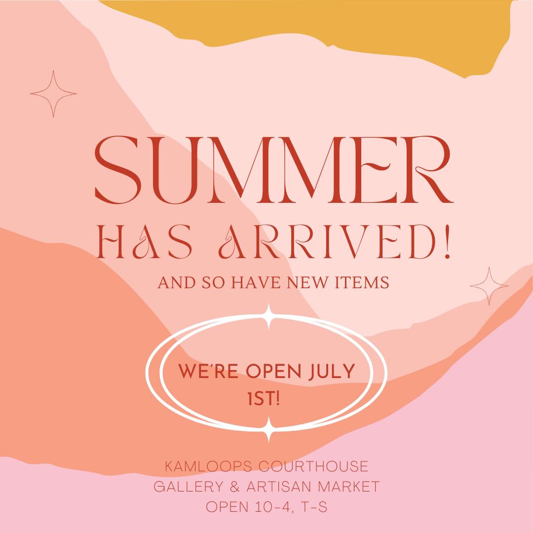 Looking forward to seeing you soon. #kamloopsartisan #downtownkamloops #tourismkamloops #shoplocal #kamloopsartist #kamloopslife #kamloopsbc #kamloopsbclife