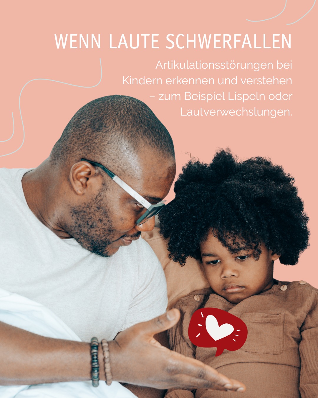 „Sssssssule“ statt „Schule“? Oder „Lispeln“ beim Sprechen?
Artikulationsstörungen sind sehr häufig – besonders im Kindesalter.
Einige Laute werden ausgelassen, vertauscht oder falsch gebildet.
Das betrifft oft:
→ S-Laute („Lispeln“)
→ K/G und T/D
→ oder Lautverbindungen wie „Tr“
👂🏼 Wir hören genau hin und helfen Kindern, die Laute spielerisch und sicher zu lernen – mit individuell angepassten Übungen und viel Geduld.
Frühe Therapie unterstützt die Sprachentwicklung und das Selbstbewusstsein. 🤗
#logopädiesalzkotten #annetteweber #logopädiepraxis #kommunikation #therapiekonzepte #salzkotten #sprachförderung #ratgeber #sprachentwicklung